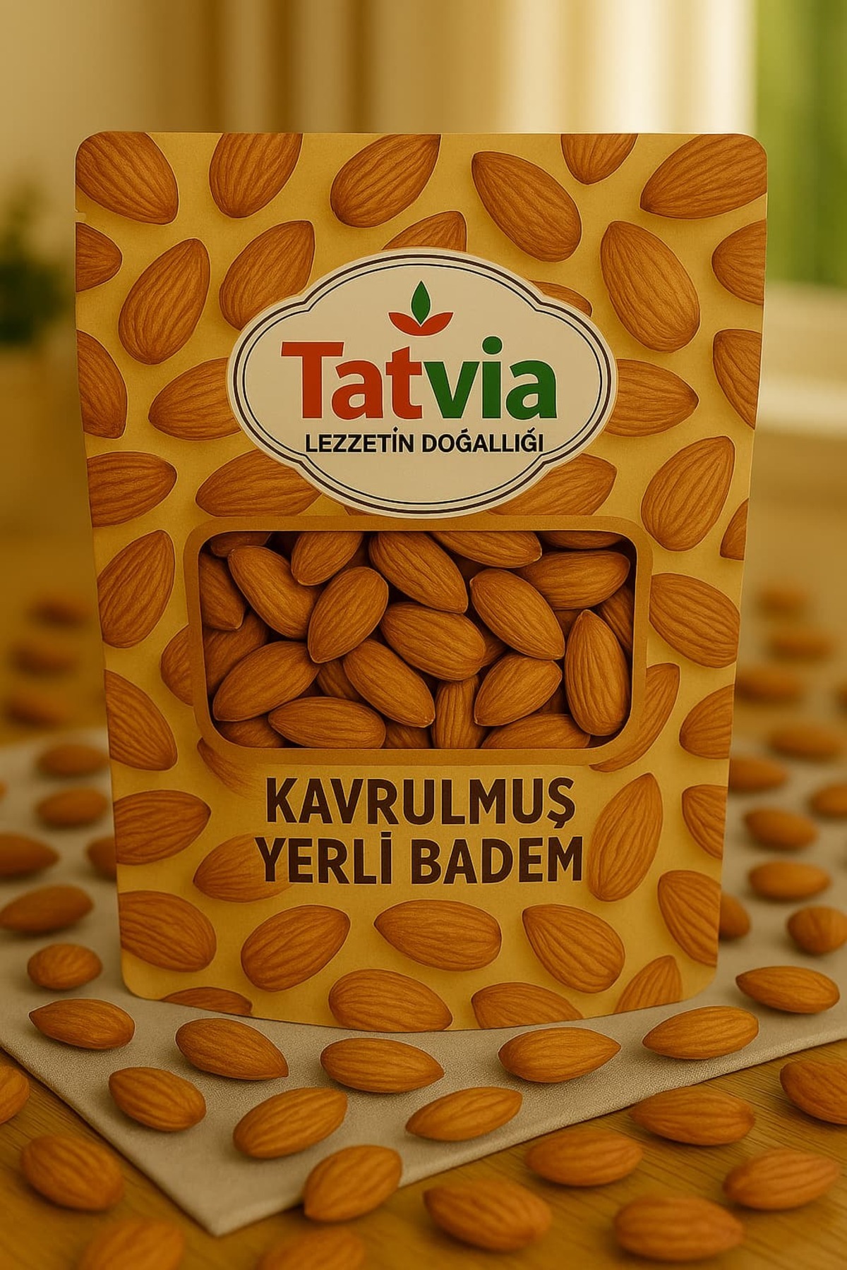 Tatvia Kavrulmuş Yerli Badem