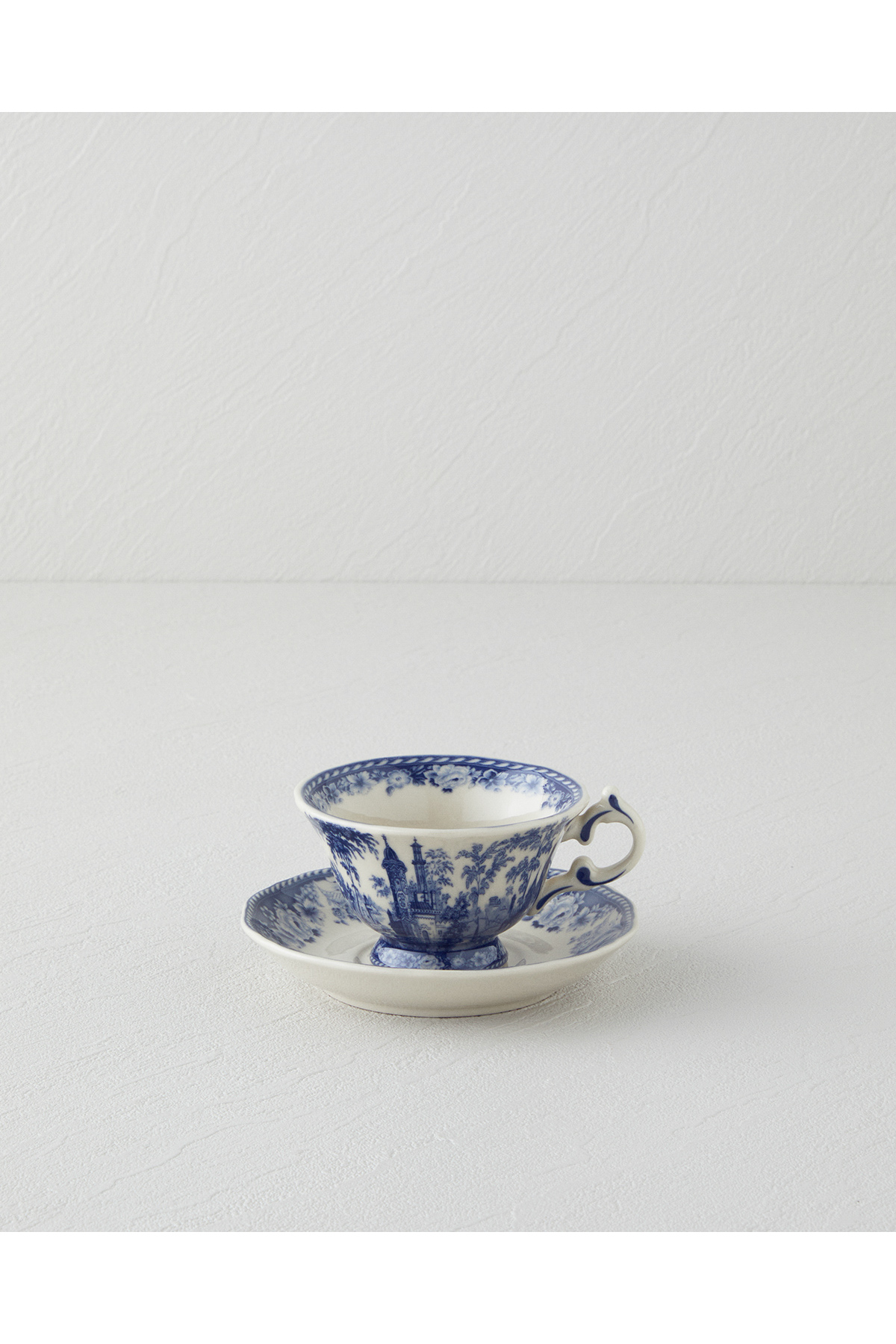 Preston Stoneware 2 Parça 1 Kişilik Kahve Fincan Takımı 100 ml Lacivert