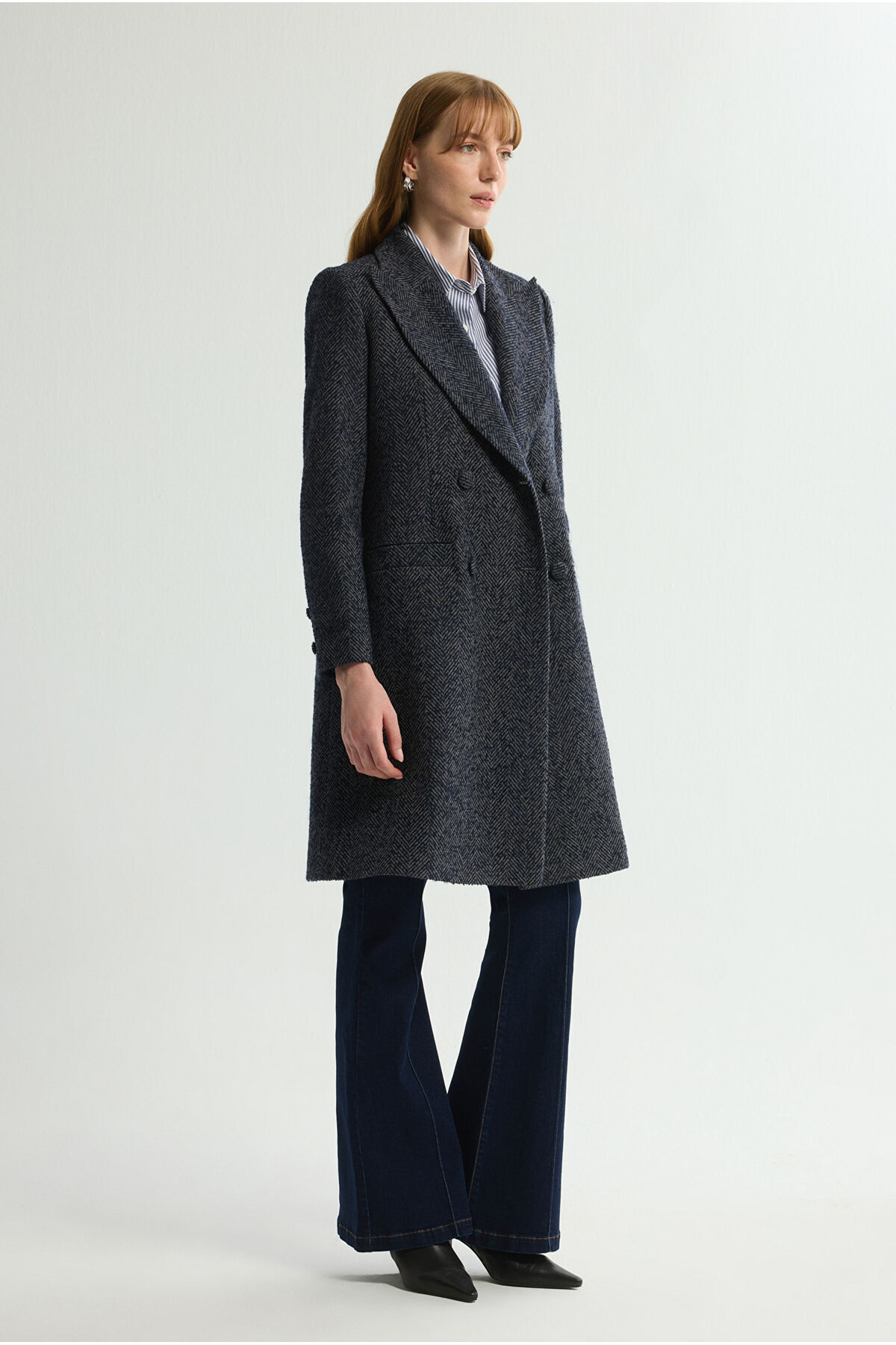 Love My Body  Kruvaze Cepli Kaban - Görsel 3