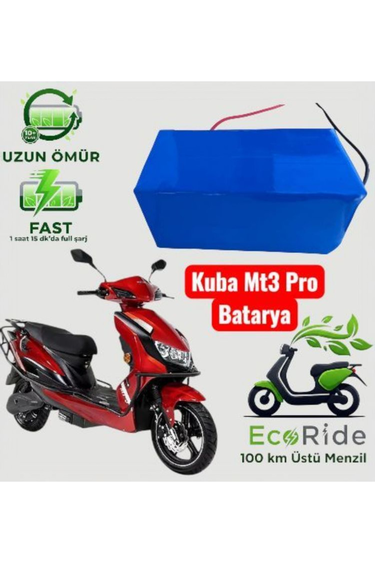 Kuba Mt3 pro Lifepo4 batarya