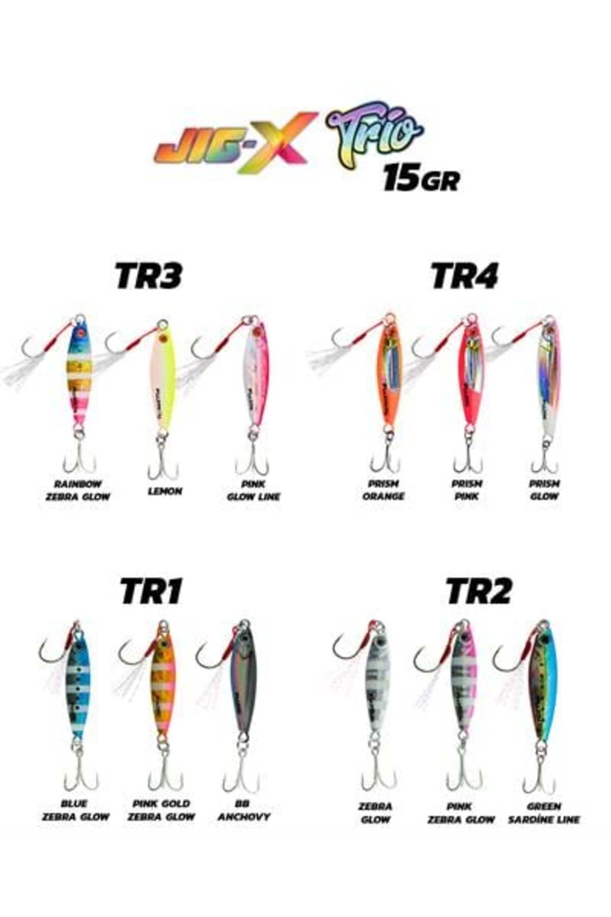 Fujin Jig-X Trio 3lü Micro Jig 15gr - Fiyatı, Yorumları