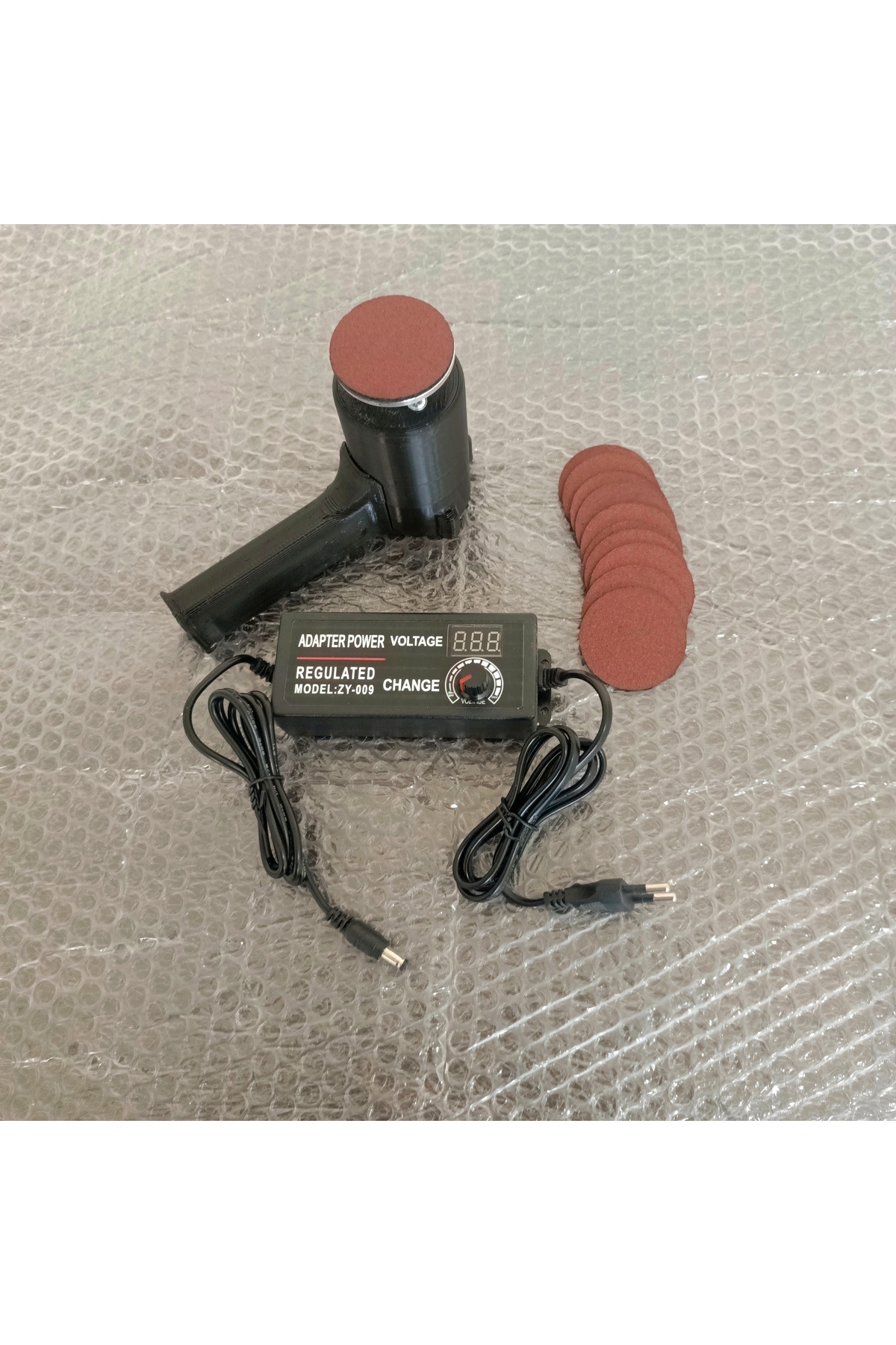 İLGİNÇ ÜRÜNLER MARKETİ EL ZIMPARA MAKİNESİ YÜZEY ZIMPARA RESTORASYON HOBİ ALÇI TAŞ TOZU MOBİLYA BOYA HAZIRLIK 50mm cırtlı