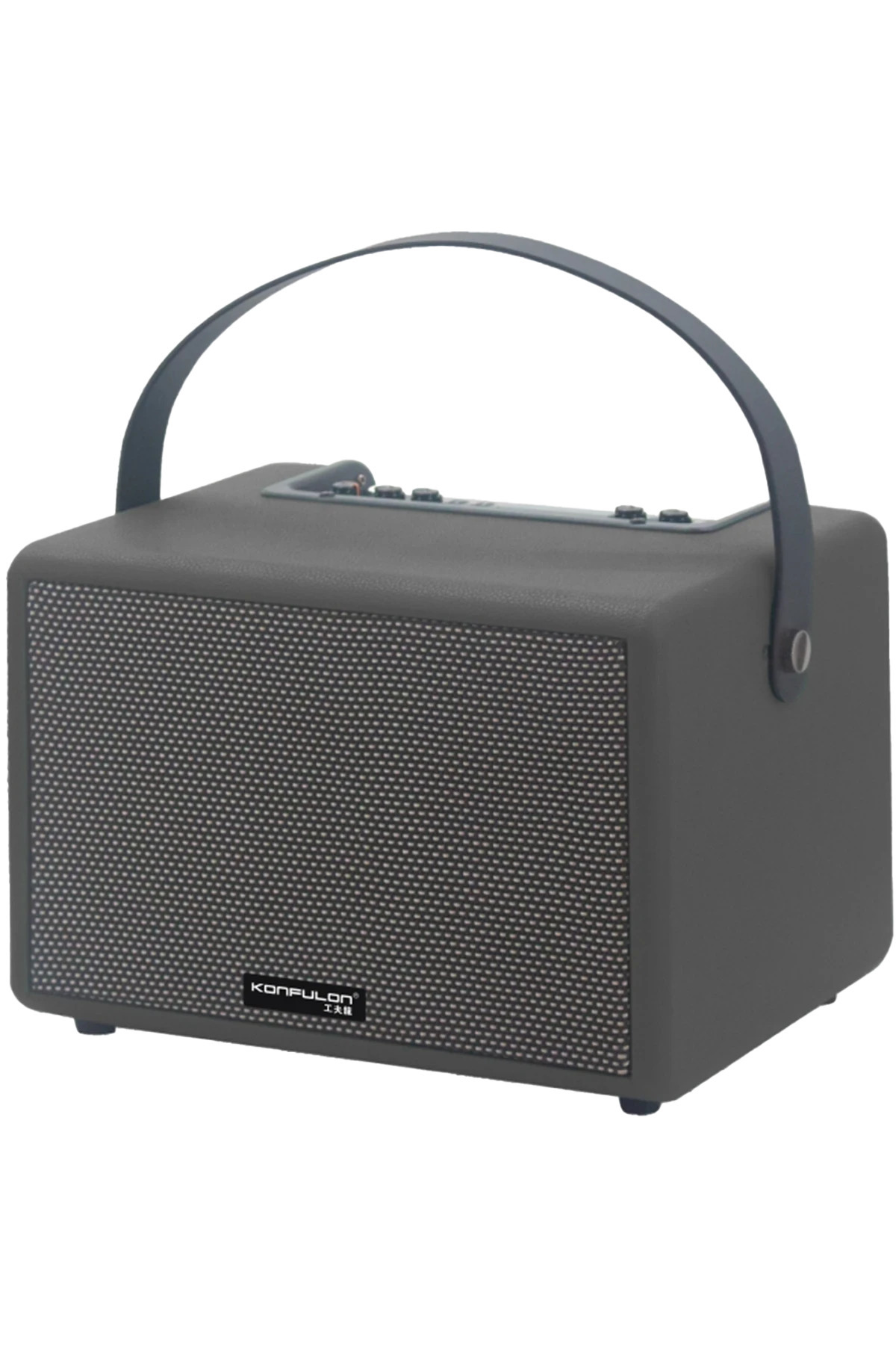 Konfulon TECHMRT F31 50W Sürücülü 2 Adet Mikrofonlu BT 5.2 Kablosuz Hoparlör (131725) - Siyah