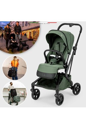 Elele Rotativo Çift Yönlü Kabin Tipi Bebek Arabası Yeşil