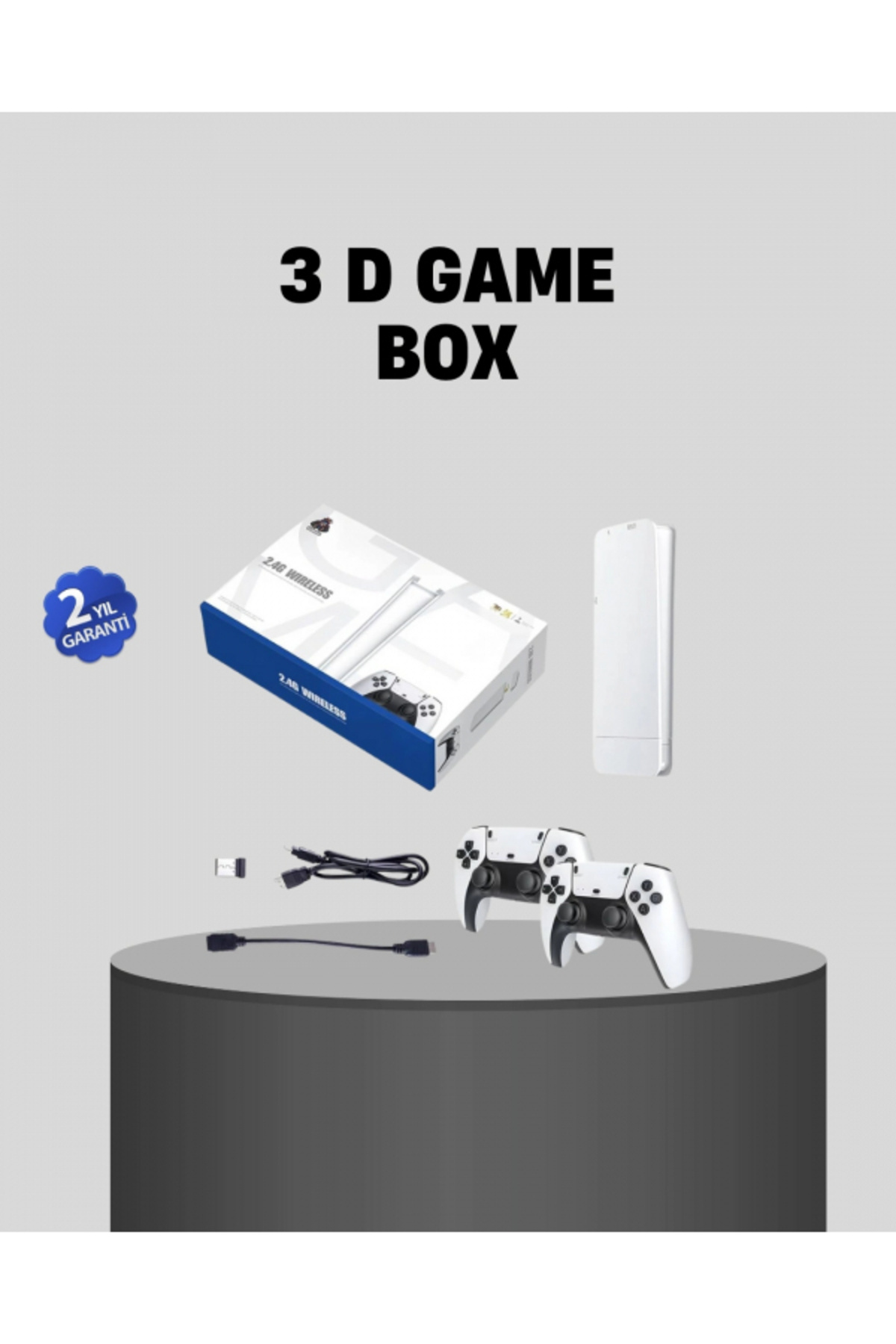 SELFBUYSELL 20.000 Yüklü Oyunlu Kablosuz Retro Oyun Konsolu 4k Destekli