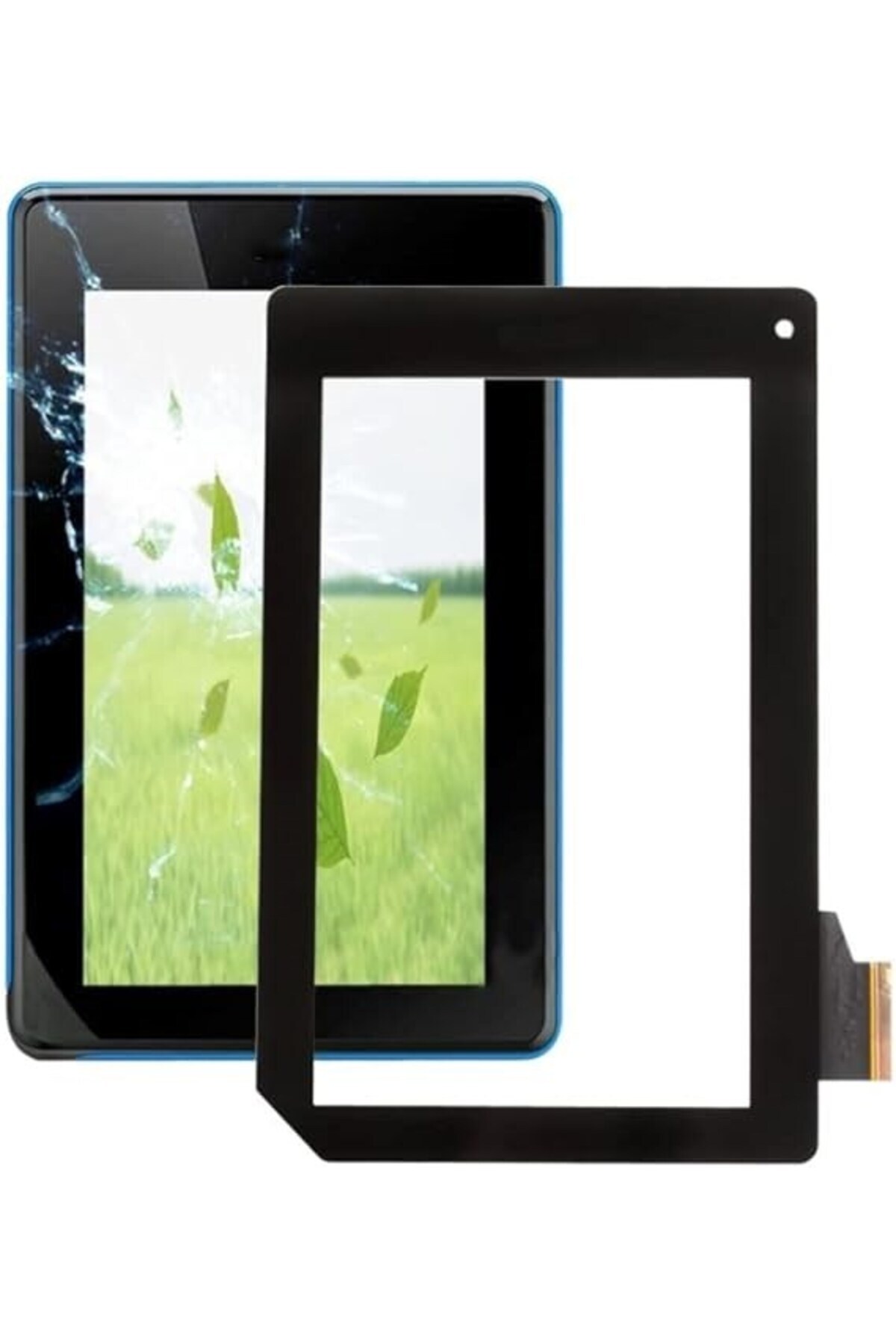 OEM Acer Uyumlu Iconia Tab B1-A71 7'' Tablet Dokunmatik Siyah Ön Cam