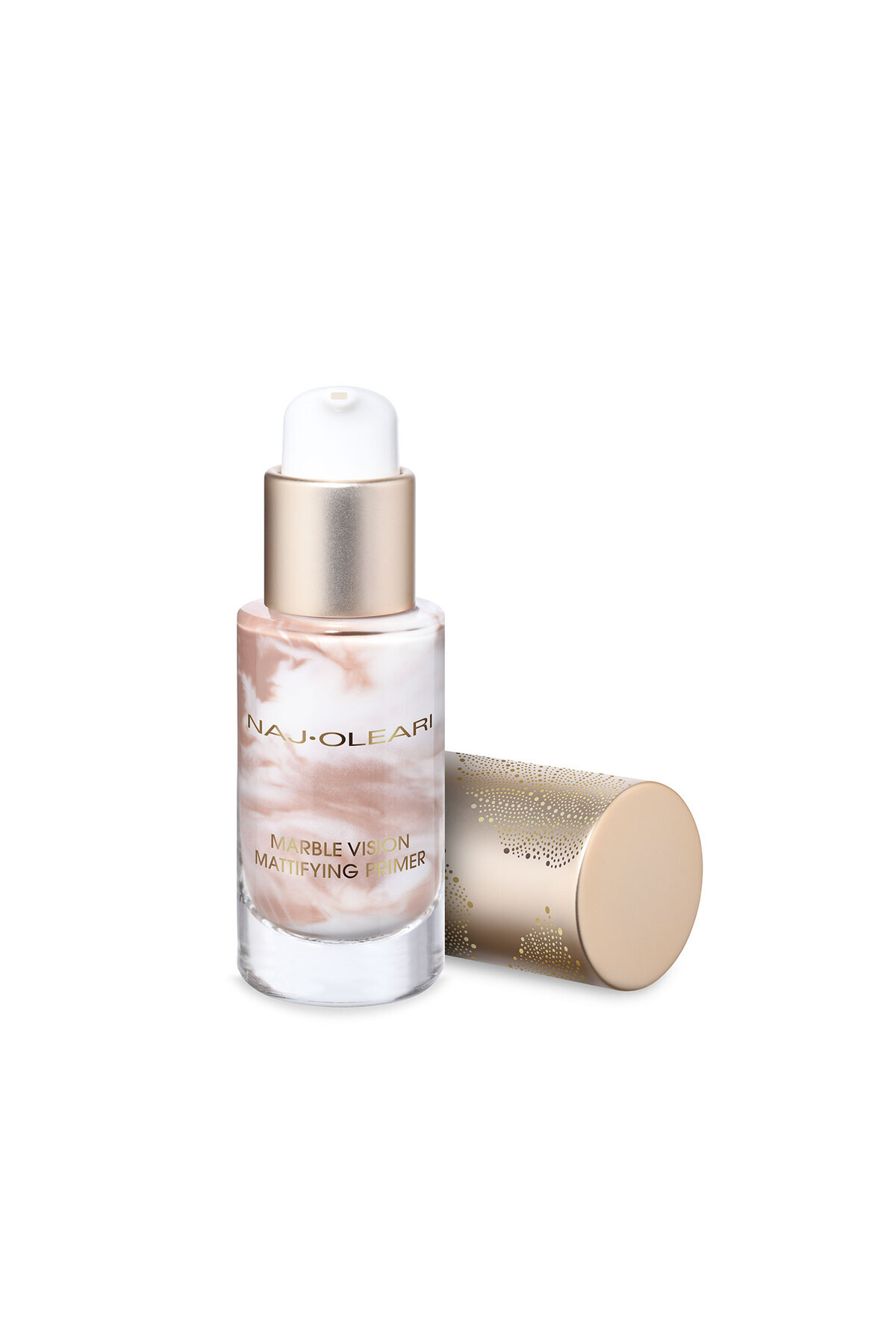 NAJ OLEARI Plush Crush Marble Vision Mattifying Primer - Makyaj Bazı