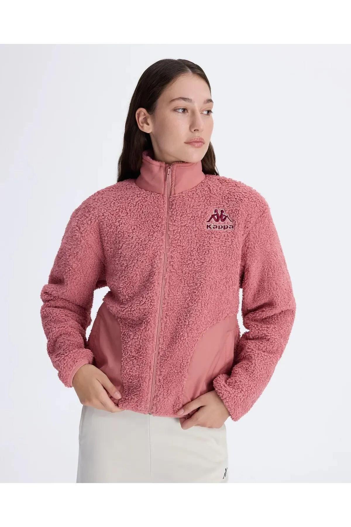 Kappa 342122WCM4 Logo Felax Tur Kadın Spor Ceket Pembe