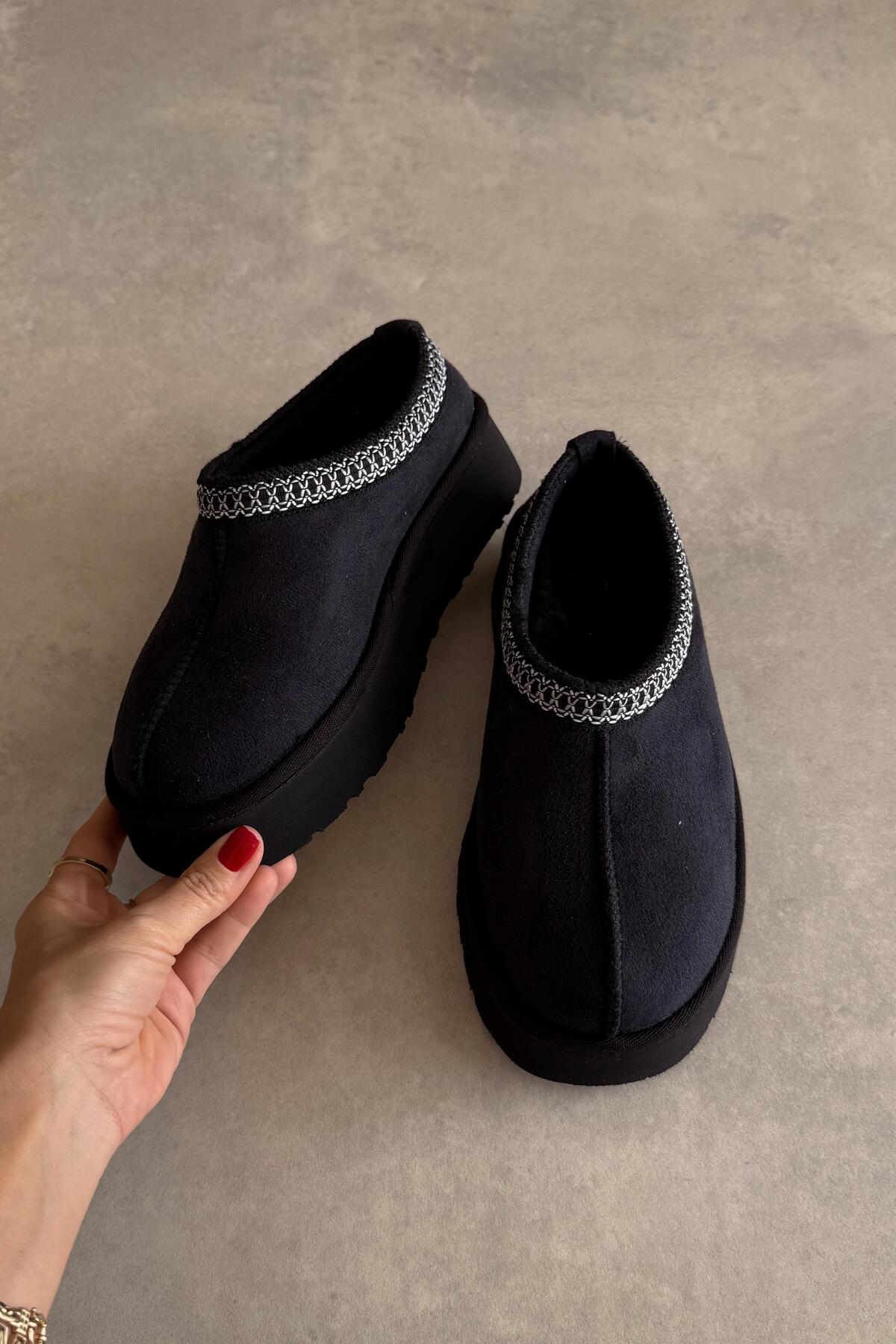 nope21shoess Fox Siyah Kürklü Bot görsel 6