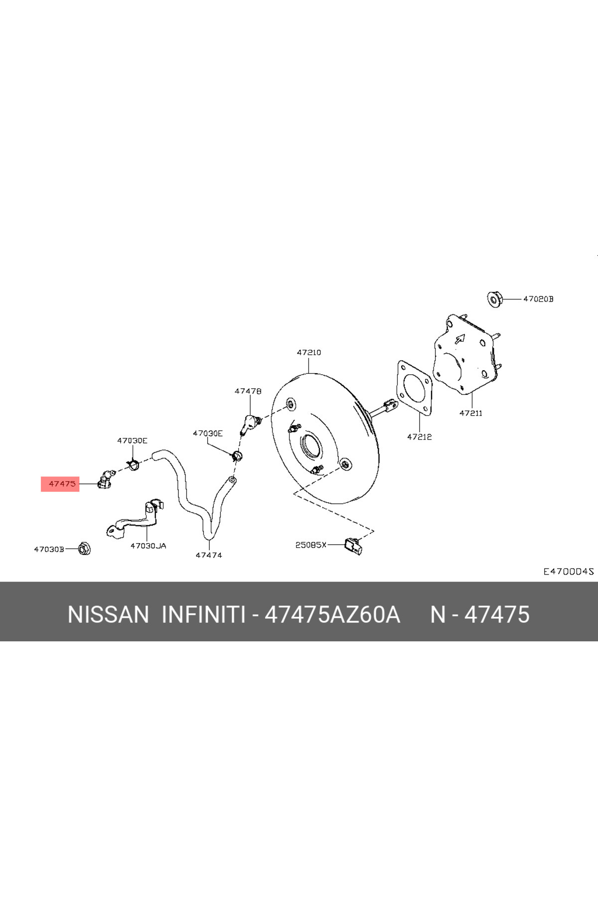 MAİS VAKUM HORTUMU KOLEOS II KADJAR 47475AZ60A