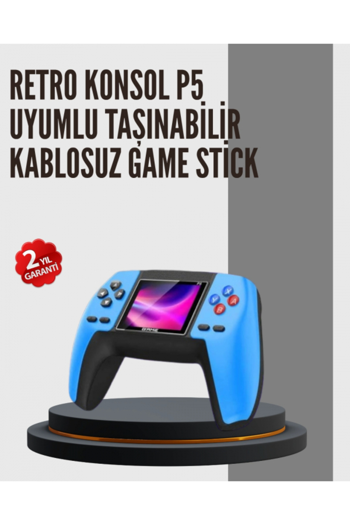 SELFBUYSELL Nostaljik Mini Gamepad | 520 Hazır Oyun, Tak Ve Oyna