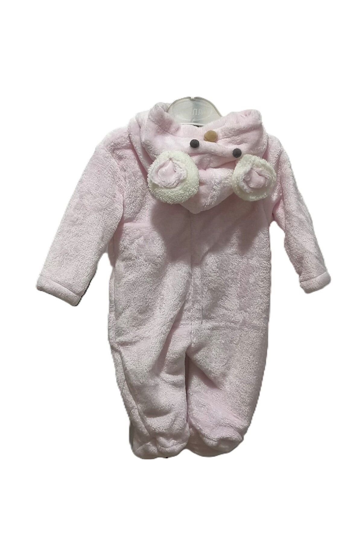 Dandini ayıcık figürlü Kapişonlu Polar Bebe Tulumu fotoğrafı 3 (önizleme)