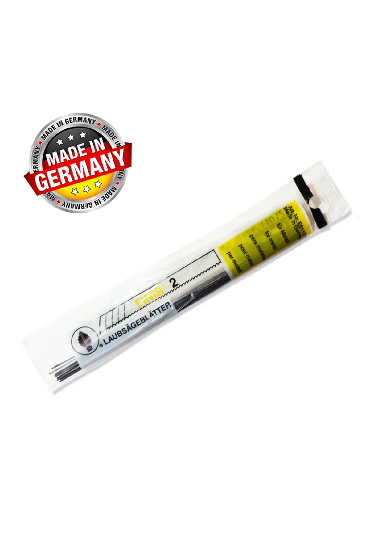 YNT Finis Düz Hassas Metal Kıl Testere Ağzı No:5 - 12 Adet