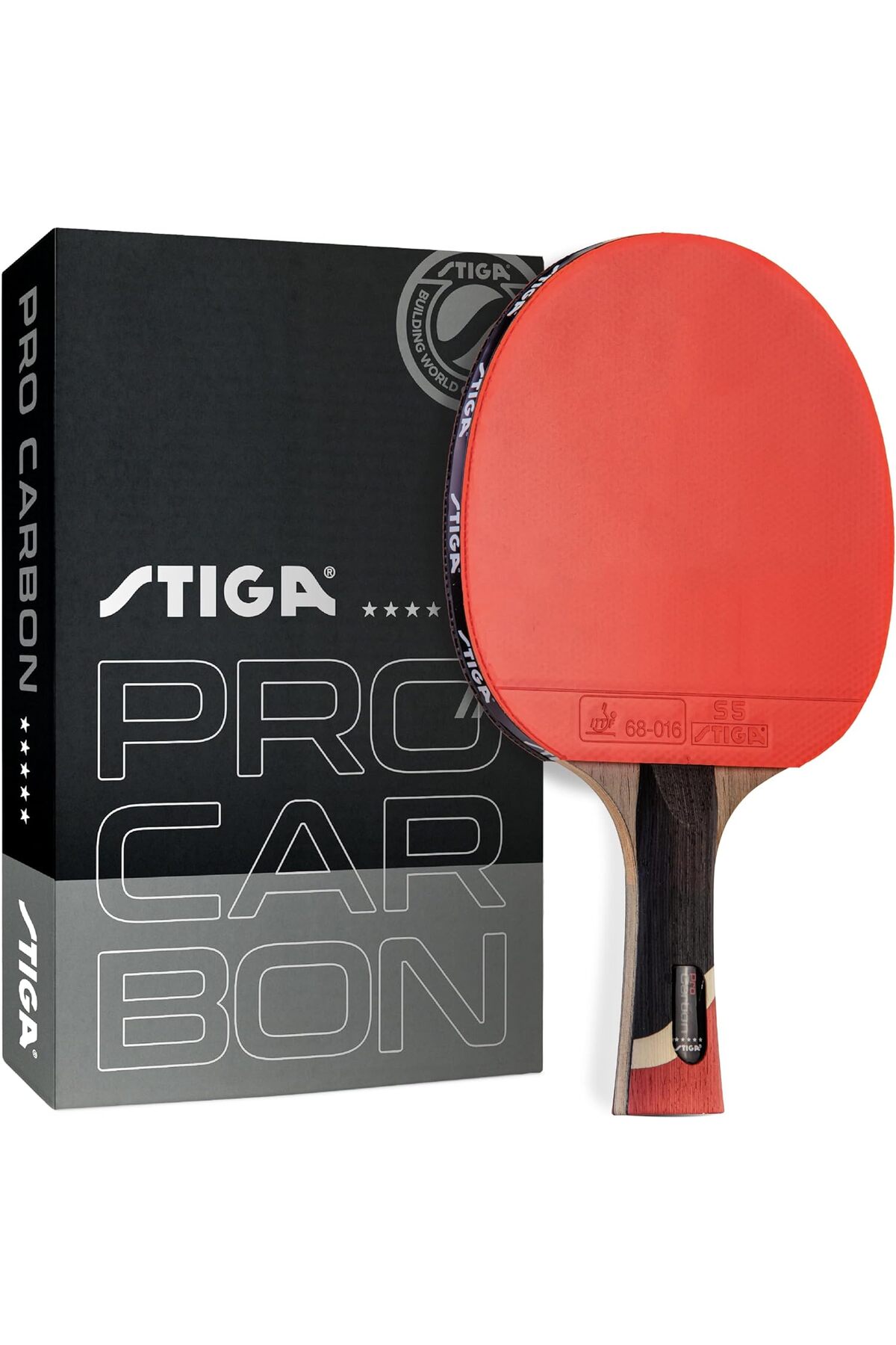 Pro Technology Racket Stiga Pro Carbon High Performance Table Tennis Racket with Carbon ...