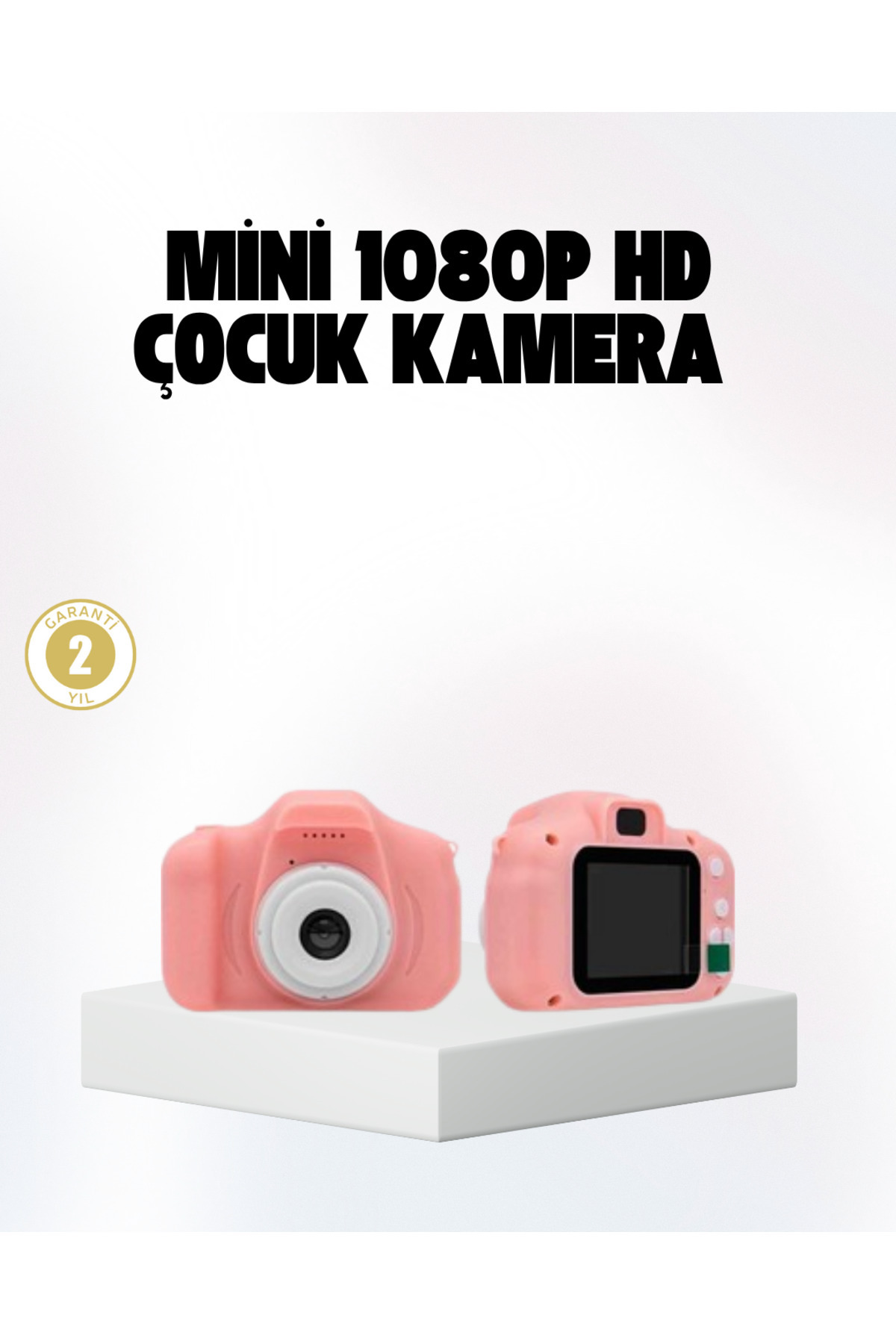 Flamex Çocuklar İçin Mini Fotoğraf Makinesi 8MP 1080P Video ve Darbeye Dayanıklı