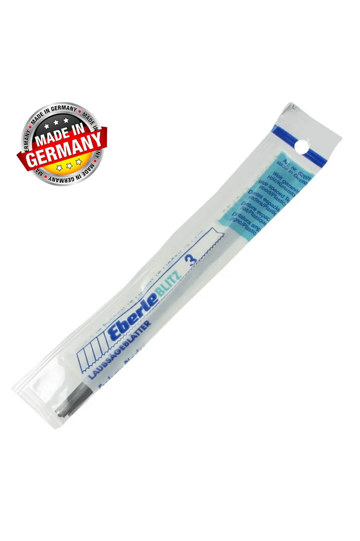 YNT Blitz Düz Ahşap Plastik Kıl Testere Ağzı No:4 - 12 Adet