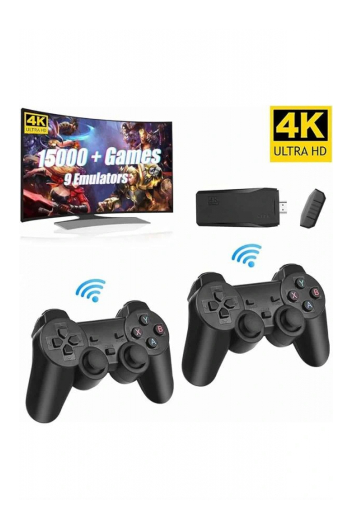 ASTRALTECH Retro Game Stick Çift Kol Kablosuz Atari Oyun Konsolu 2.4g Uyumlu