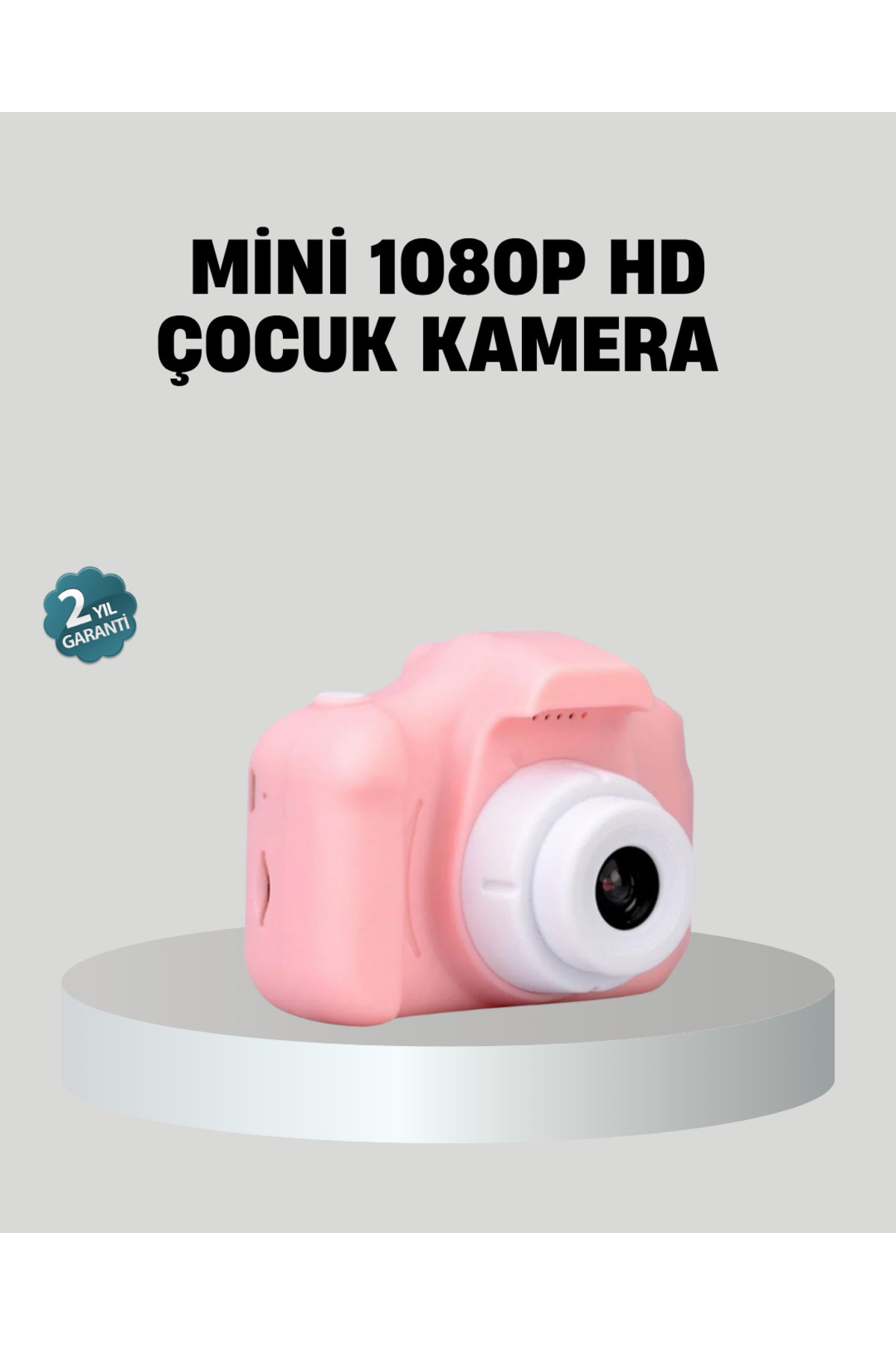 YİNİDO Mini Dijital Çocuk Kamerası 8MP HD Ekranlı 1080P Video ve Şarjlı