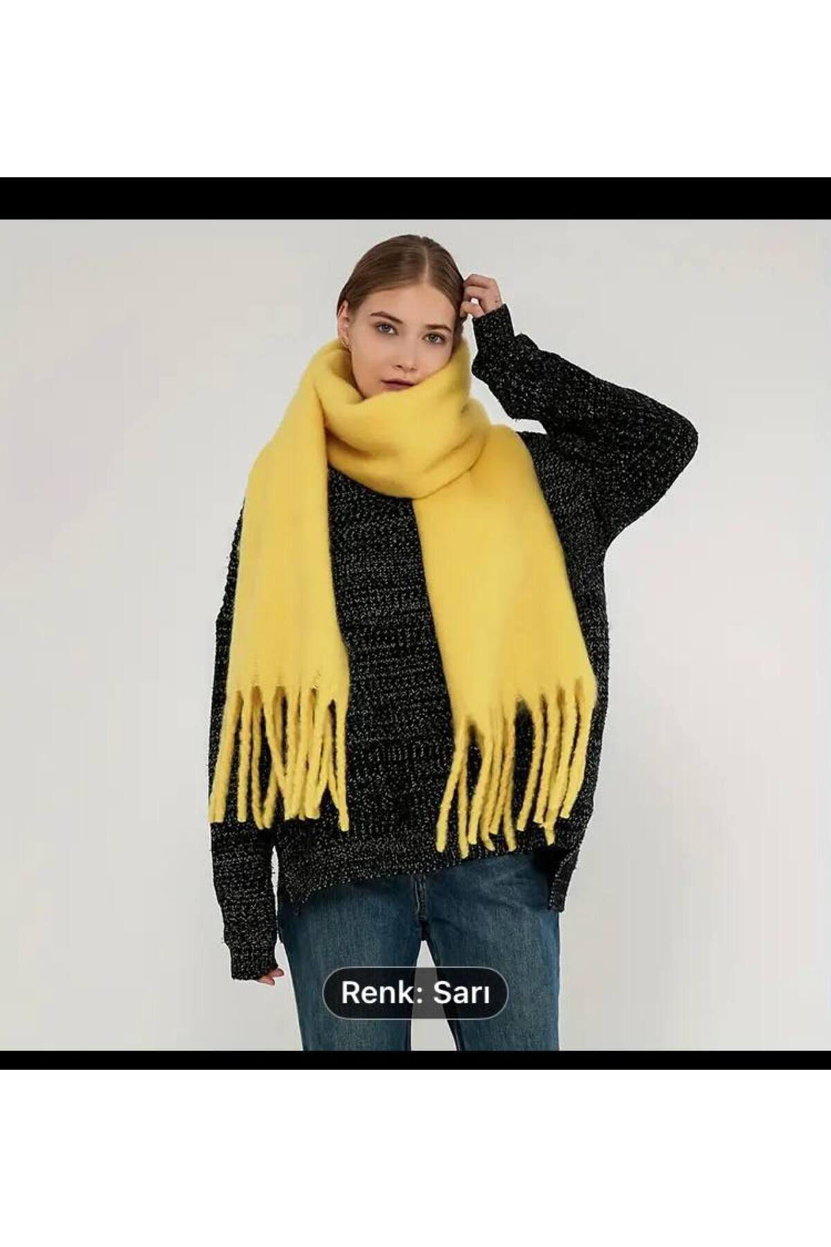 Nilbutik Premium Soft Buklet Atkı görsel 2