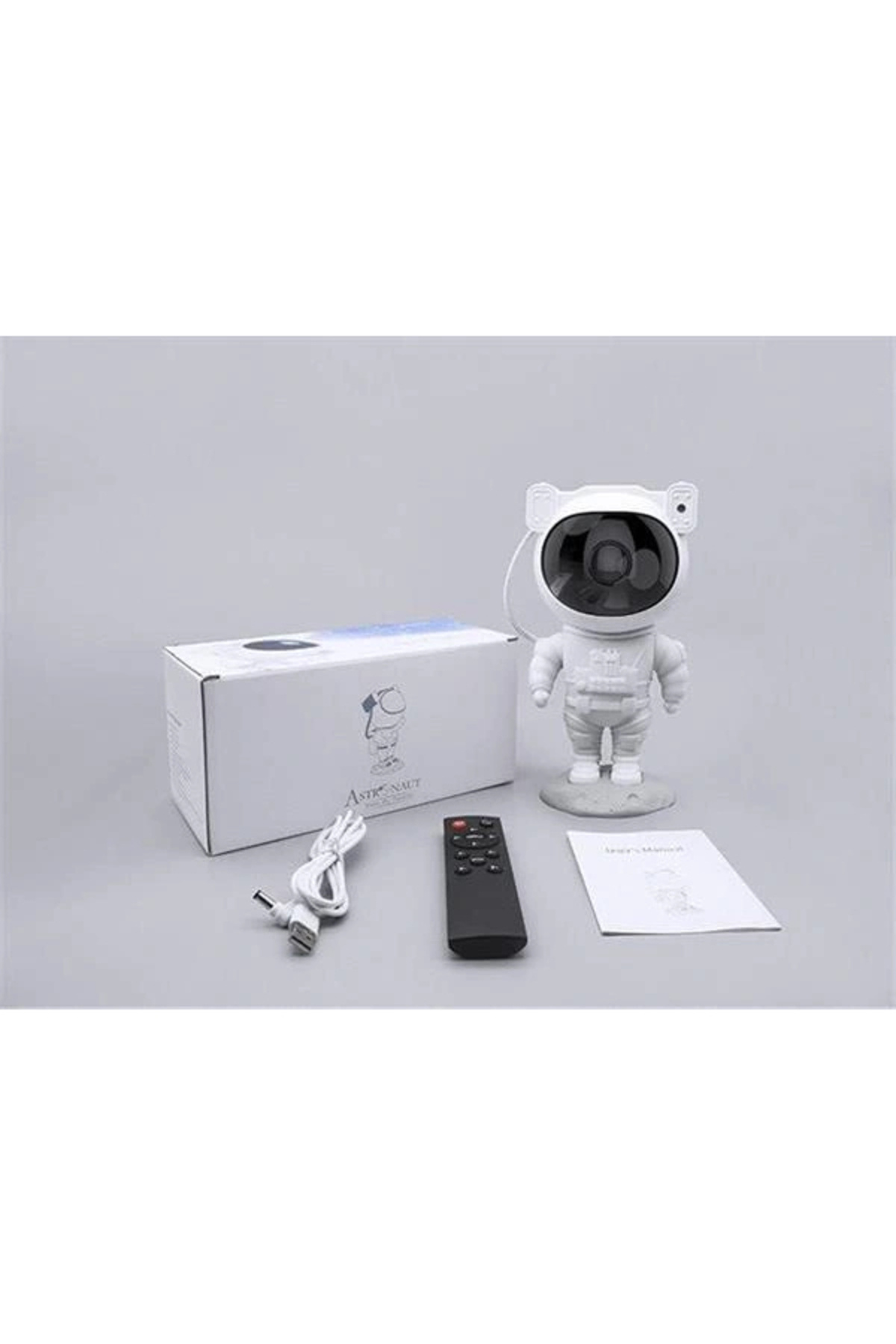 ASTRALTECH Çocuklara Özel Projeksiyon Astronot Lamba Speaker Sevimli
