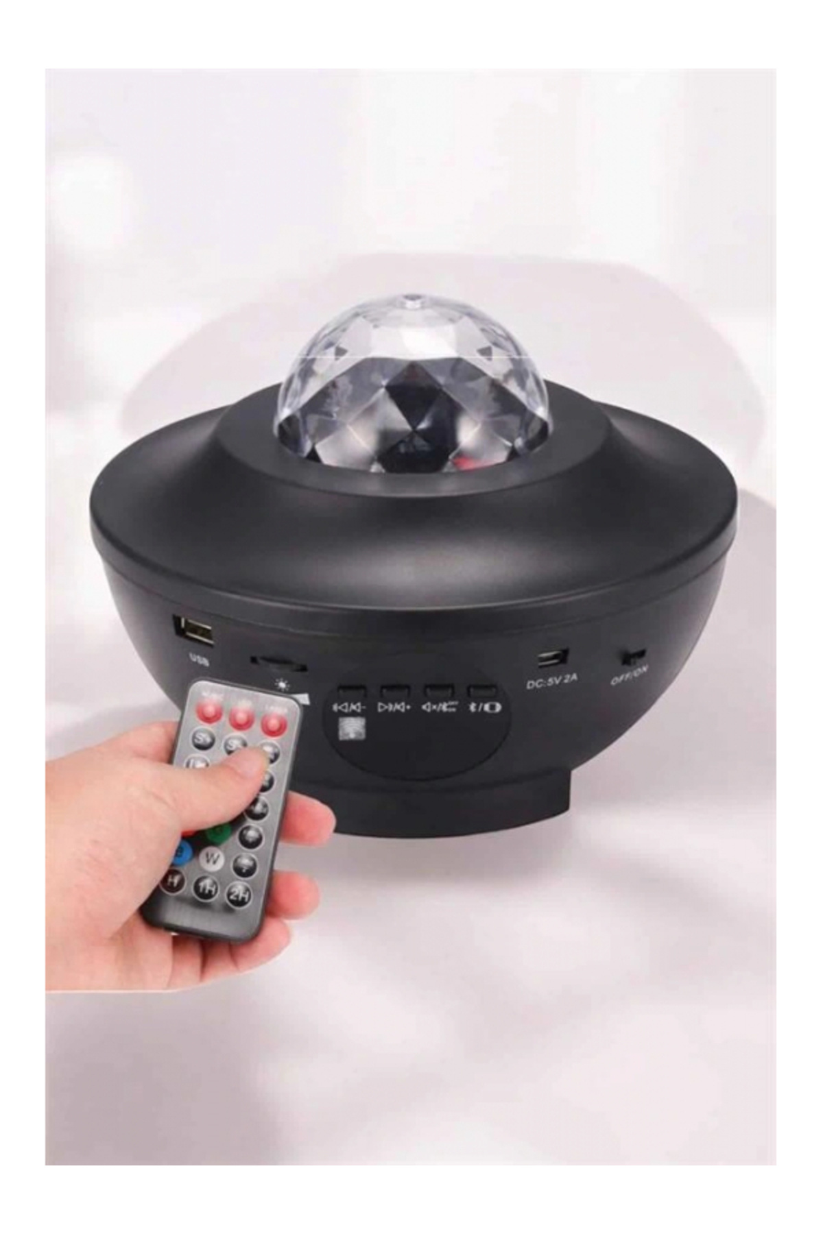 ASTRALTECH Çocuklara Özel Şarjlı Bluetooth Hoparlör Parti Led Lambası Yıldızlı Projeksiyon