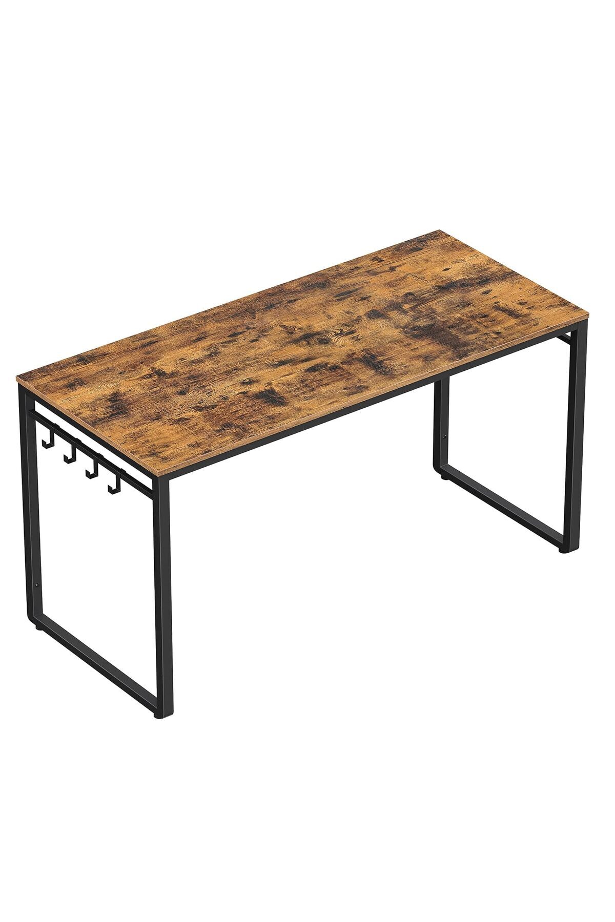 Delixa VASAGLE Çalışma, Bilgisayar, Ofis Masası, 8 Kancalı, 140 x 60 x 75 cm, Çalışma Odası, Ev Ofisi, Ofis