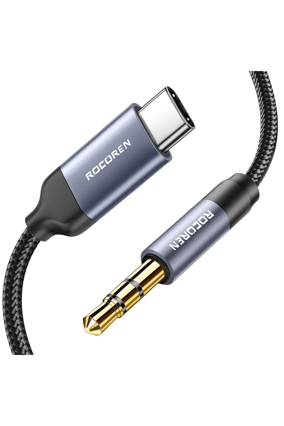 Hype Store Rocoren Type-C to 3.5mm Jack AUX Hi-Fi DAC Ses Kablosu 50 CM