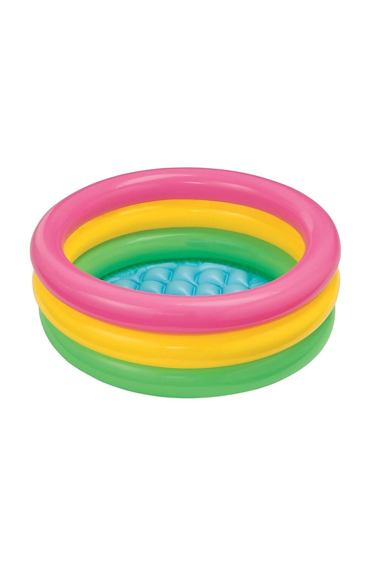 Shop a Way Intex 57107 Renkli Şişme Taban 3 Bölme Havuz 61 cm, su sporları, plaj malzemesi, şişme ürün, yüzme a