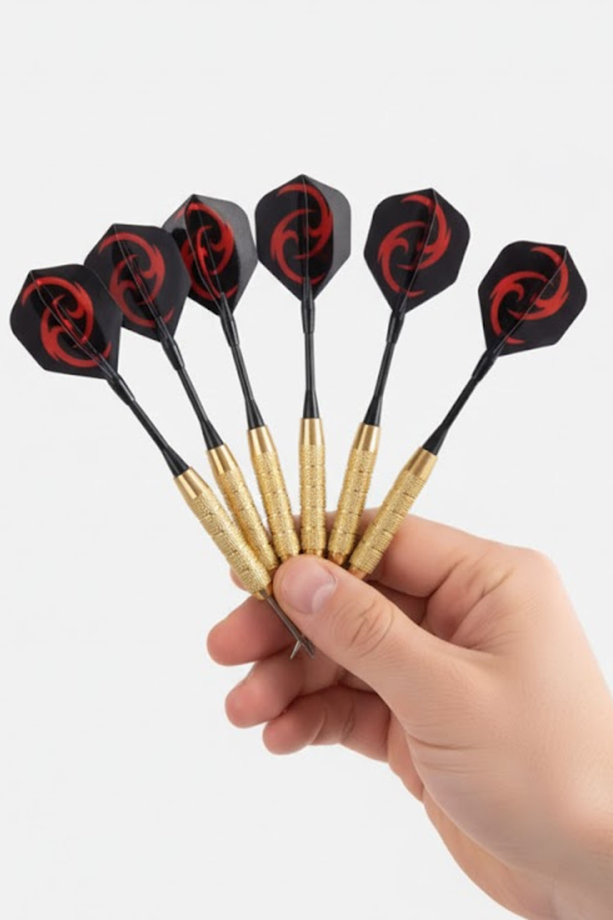 Delta Profesyonel 6'lı Dart Oku Seti 24 Gram Dart Ok | 6 Adet Gold Gövdeli Çelik Uç Yüksek İsabet