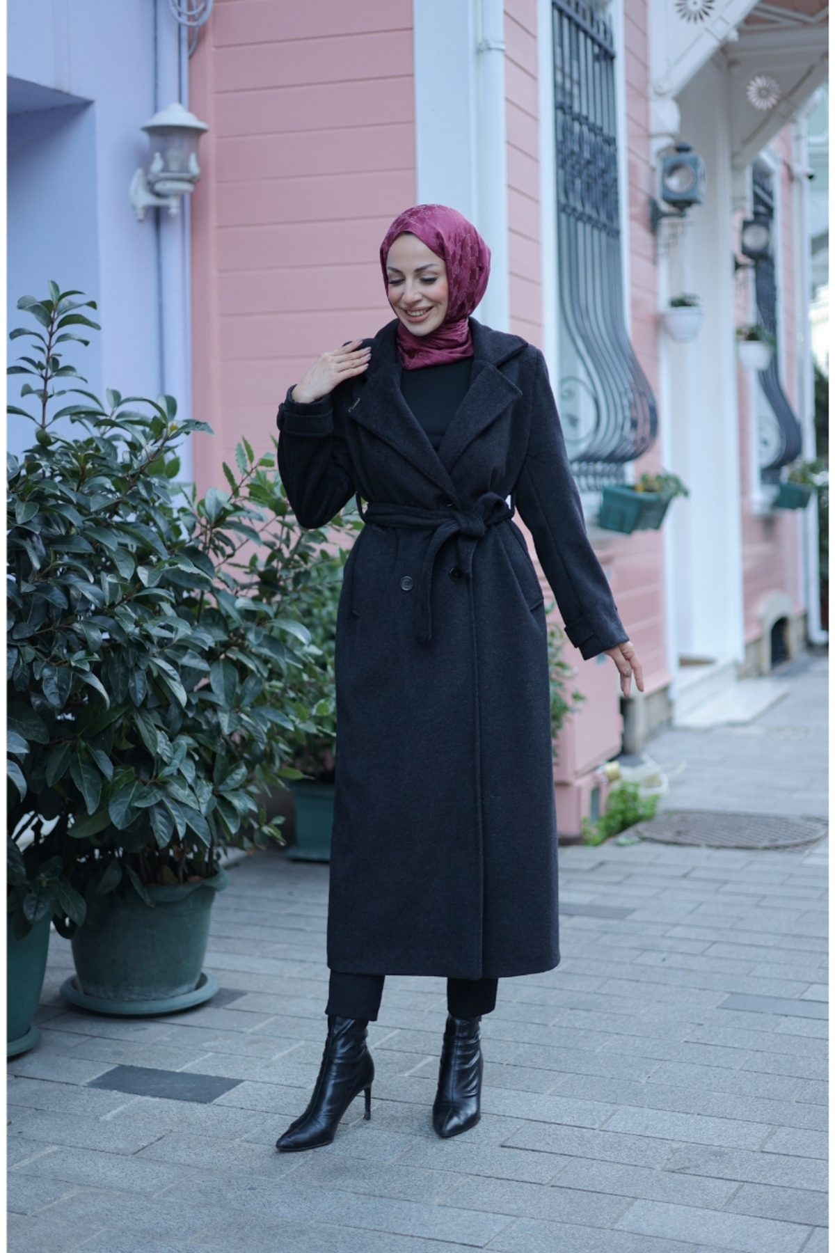 KADEEM  Elzem Moskov Kaşe Kaban -7006 - Görsel 7