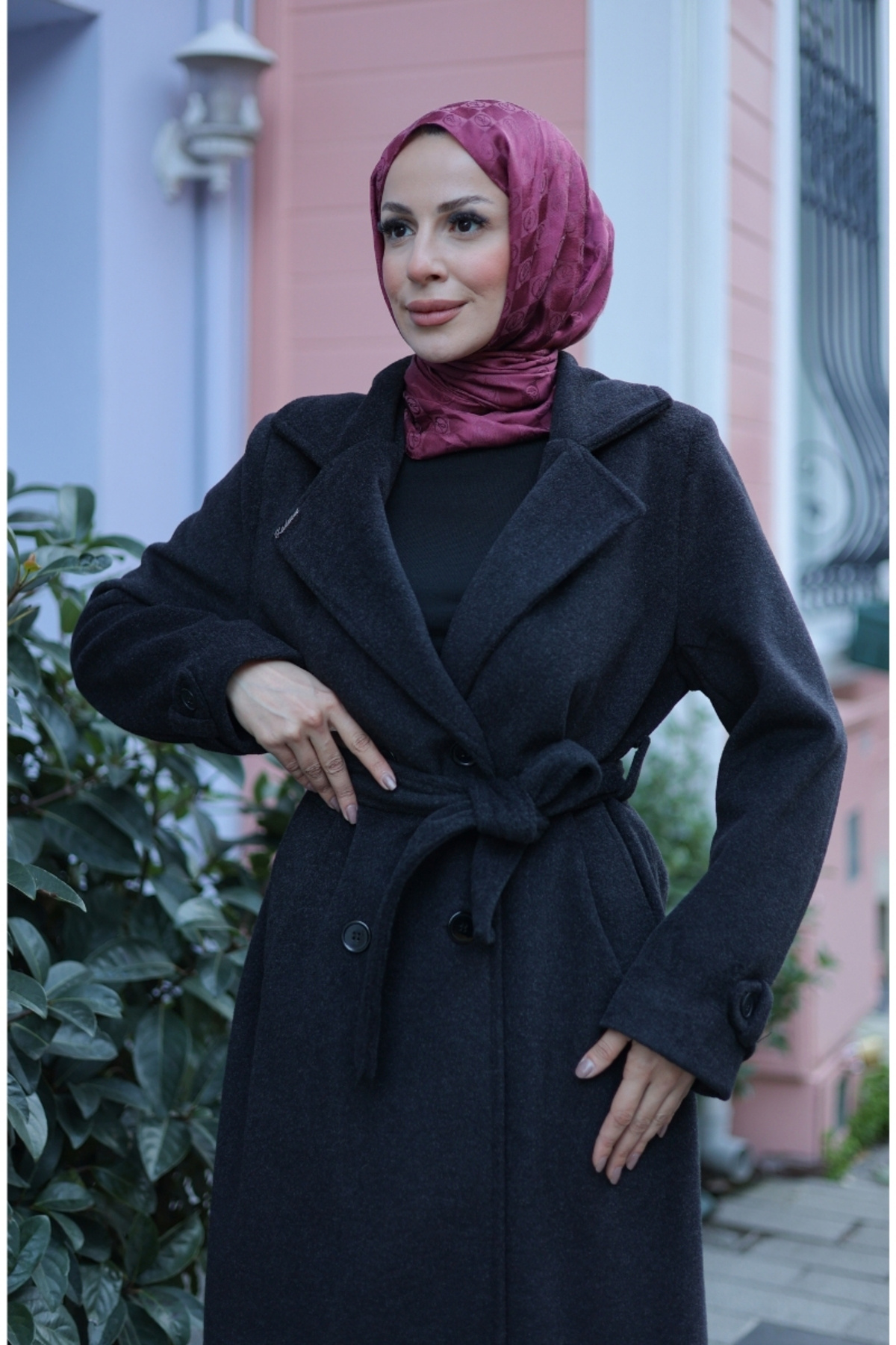 KADEEM  Elzem Moskov Kaşe Kaban -7006 - Görsel 5