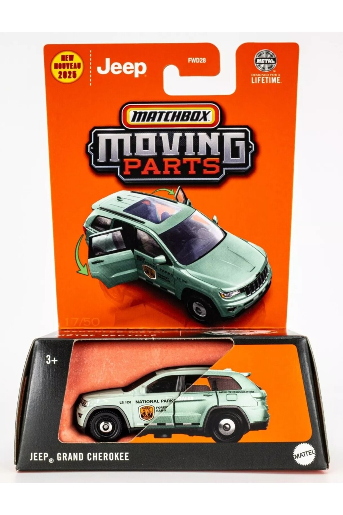 HOT WHEELS Matchbox 2025 Moving Parts Jeep Grand Cherokee - Fiyatı