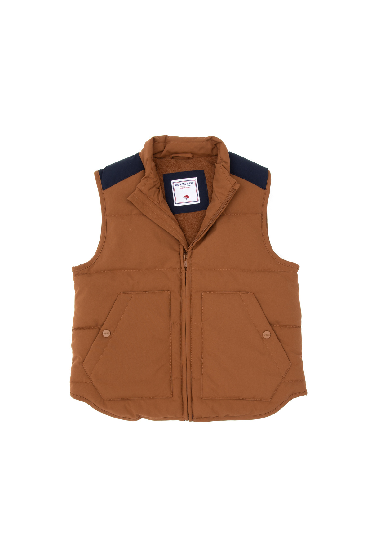 جلیقه شتری پسرانه یو اس پولو کد :(50310533-VR233) U.S. Polo Assn.