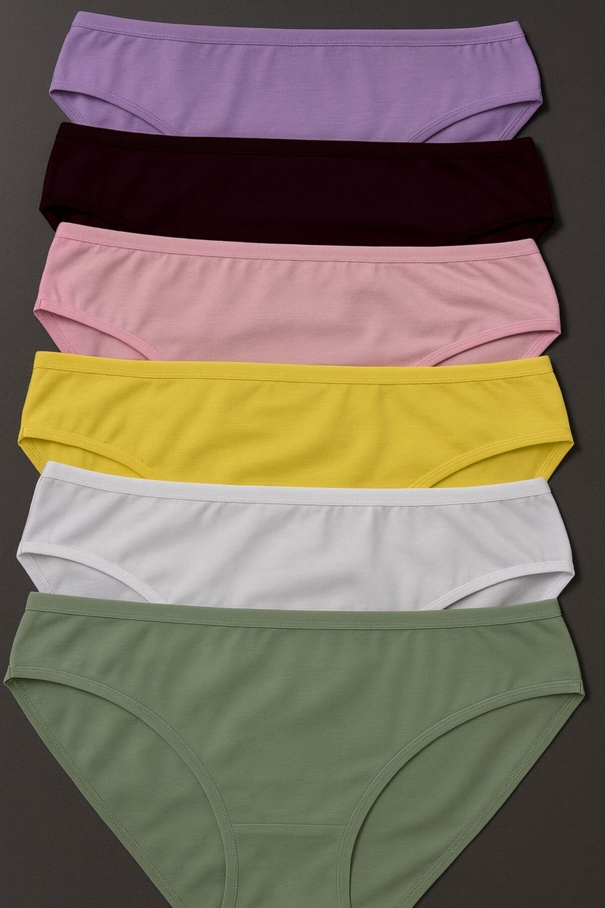 Jewia 406 RENKLİ 6'LI SLİP