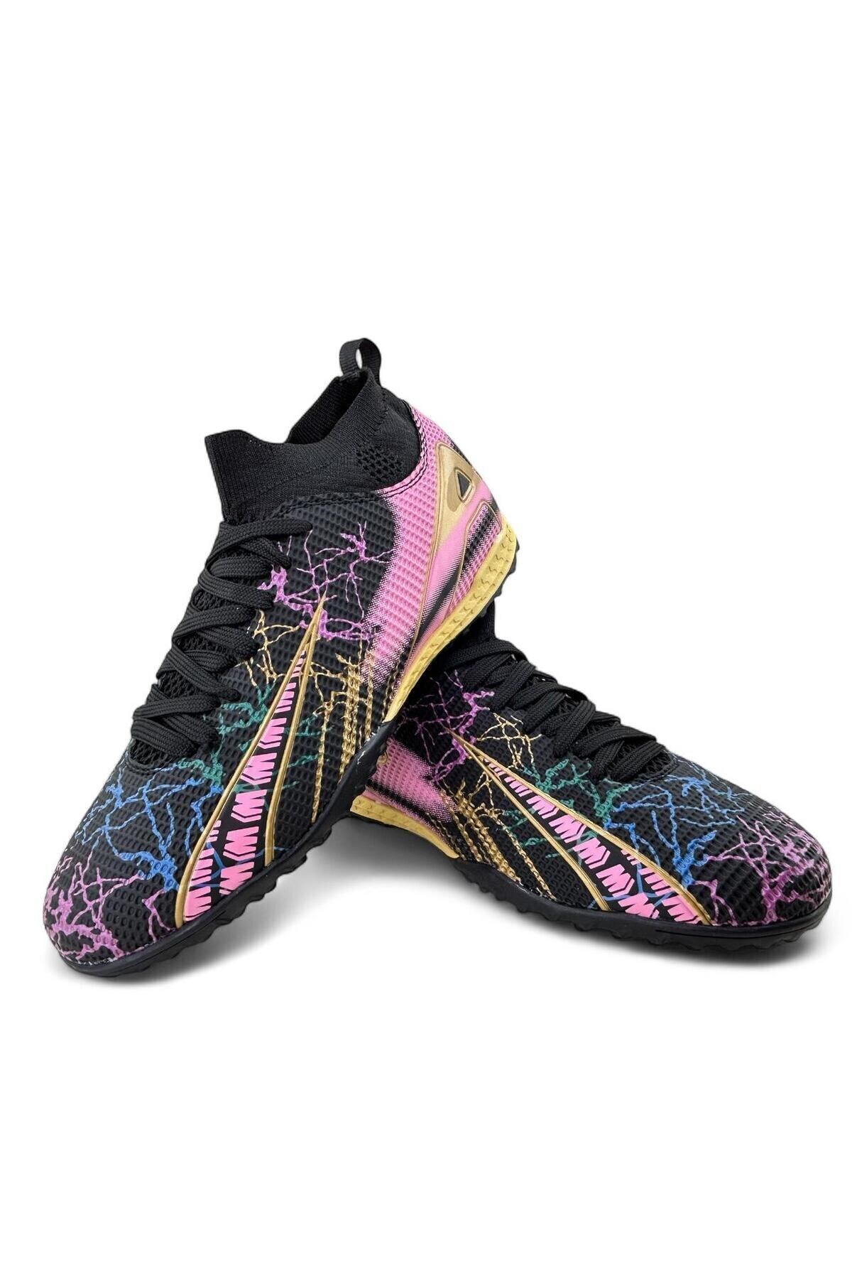 EA Sports Konforlu Bağcıklı Halı Saha Ayakkabısı Siyah