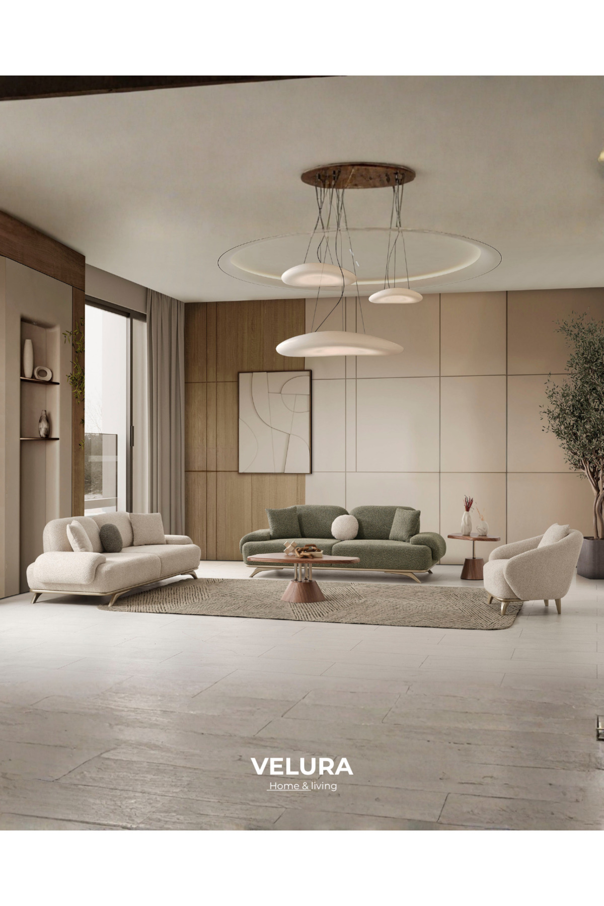 Velura Home & Living Nesta 3+3+1+1 Koltuk Takımı & Oturma Grubu