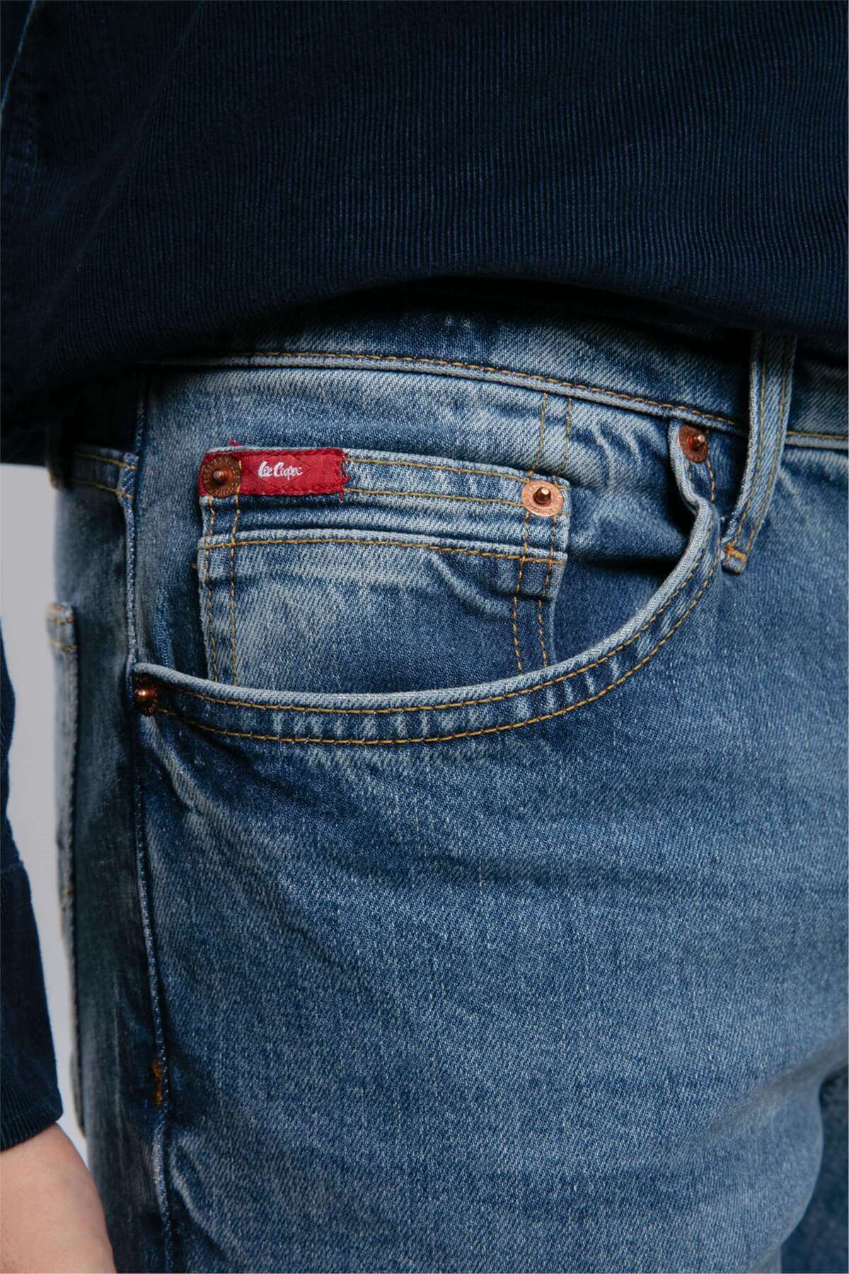 شلوار جین مردانه راسته فاق نرمال | لی کوپر Lee Cooper 261 LCM 121009 - تصویر 4