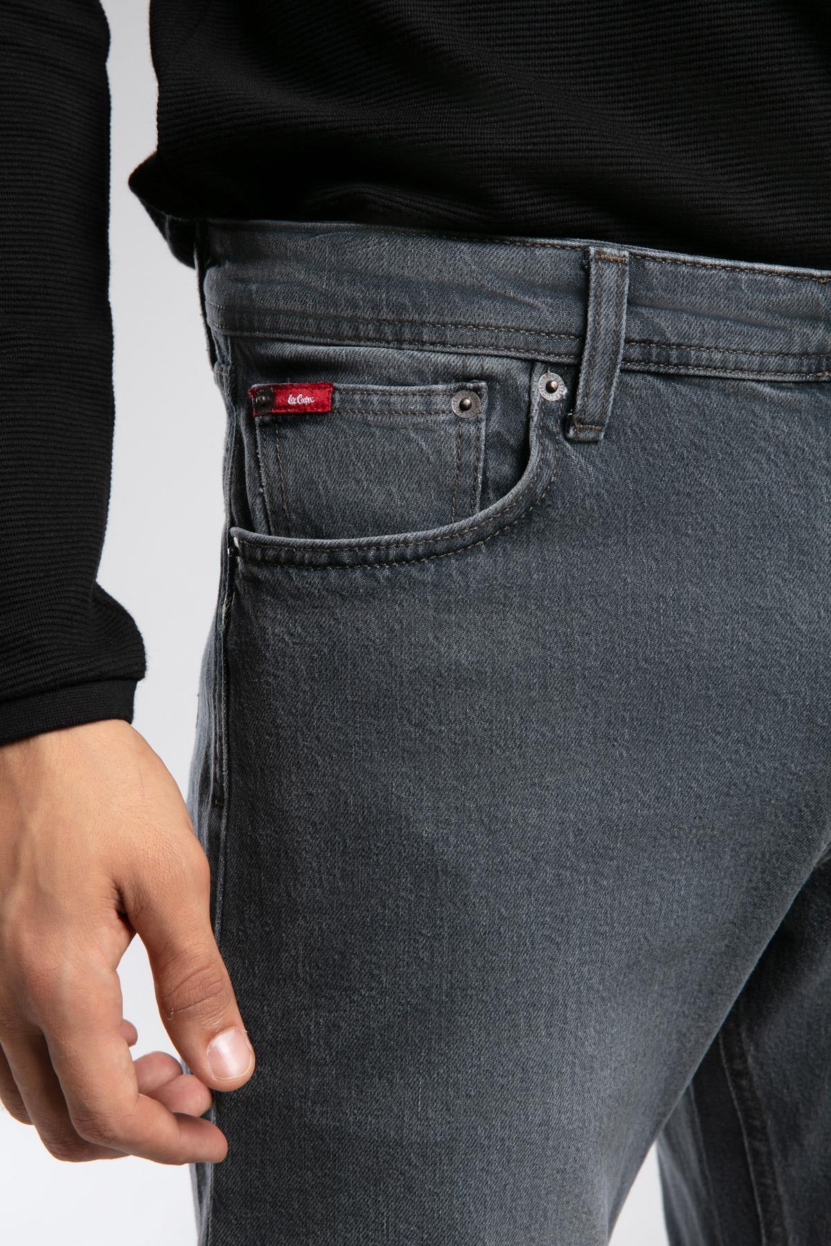 Lee Cooper Yüksek Bel Straight Gri Erkek Denim Pantolon 261 LCM