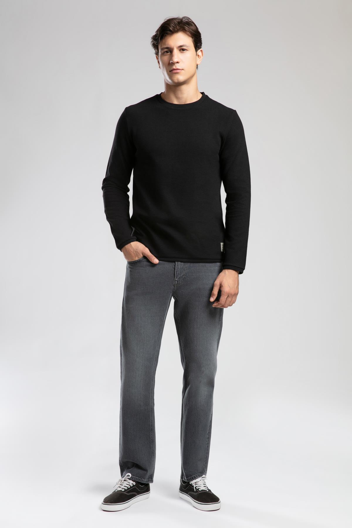Lee Cooper Yüksek Bel Straight Gri Erkek Denim Pantolon 261 LCM