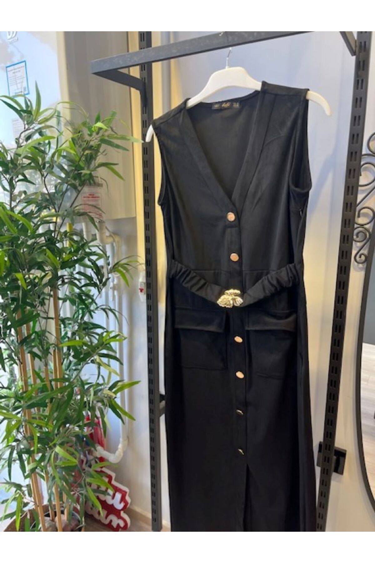 BEBE PLUS SÜET ELBİSE