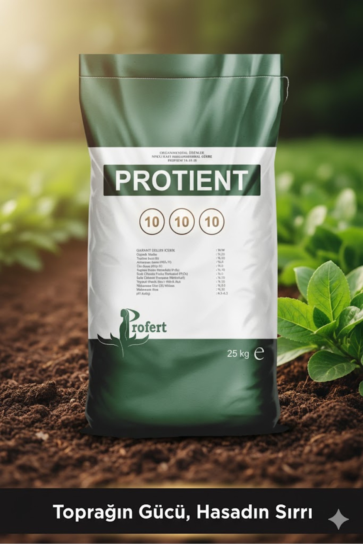 Profert Profert PROTİENT 10-10-10 +10 SO₃ Organomineral Granül Gübre (25 KG ...