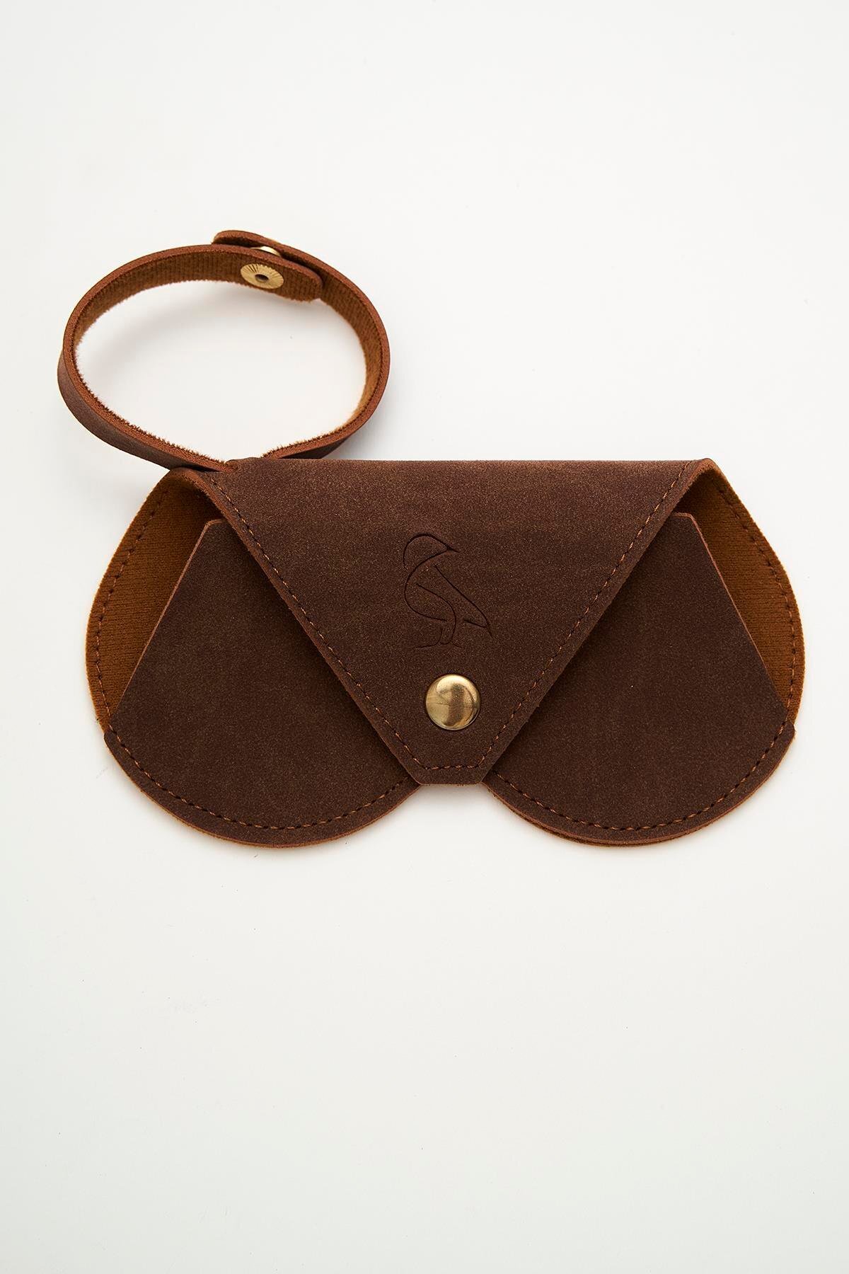 Bilge Karga Gözlük Kılıfı 15 Kahve