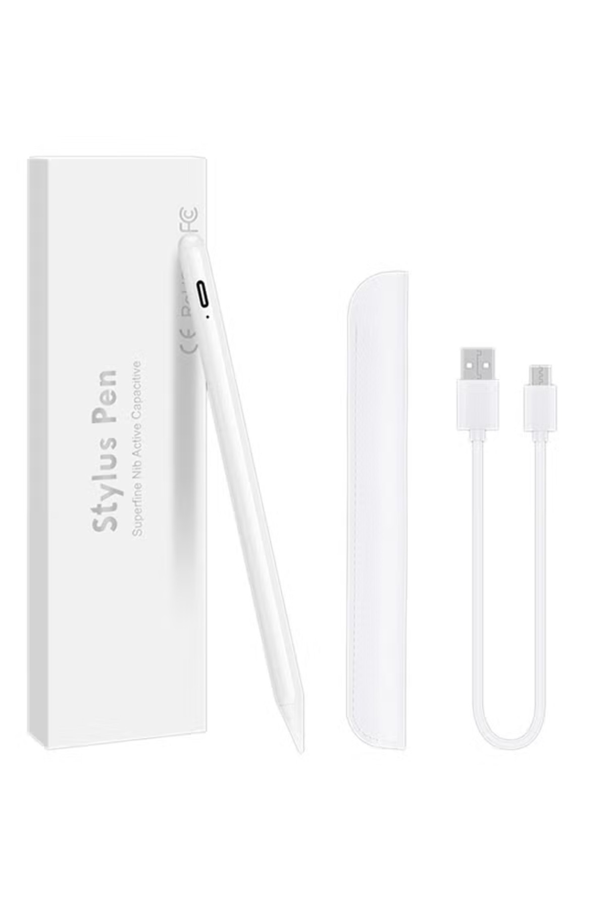 قلم ستايلس لجهاز iPad مع خاصية رفض راحة اليد، متوافق مع قلم Active Pencil