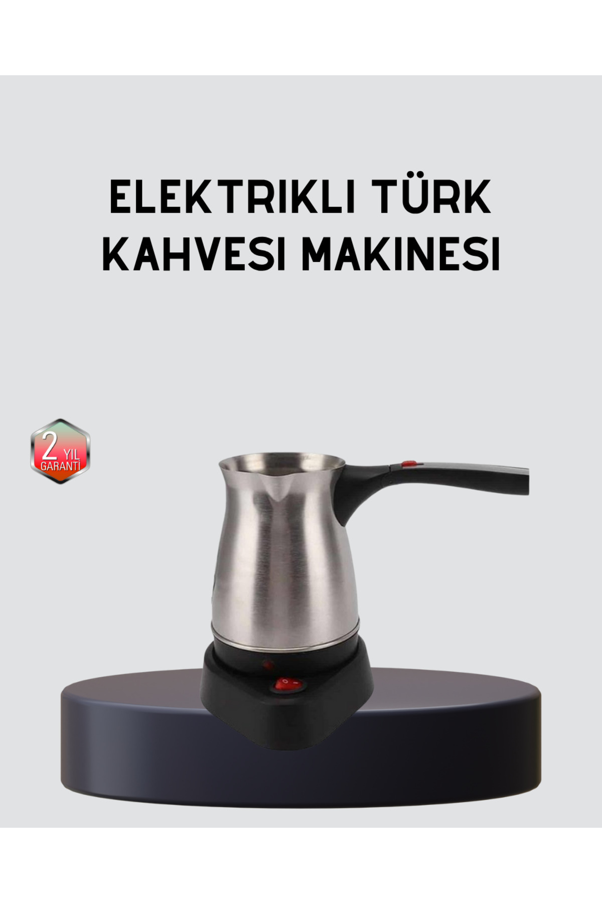 OSENSE Elektrikli Türk Kahvesi Cezvesi 800W Kablosuz Döner Tabanlı