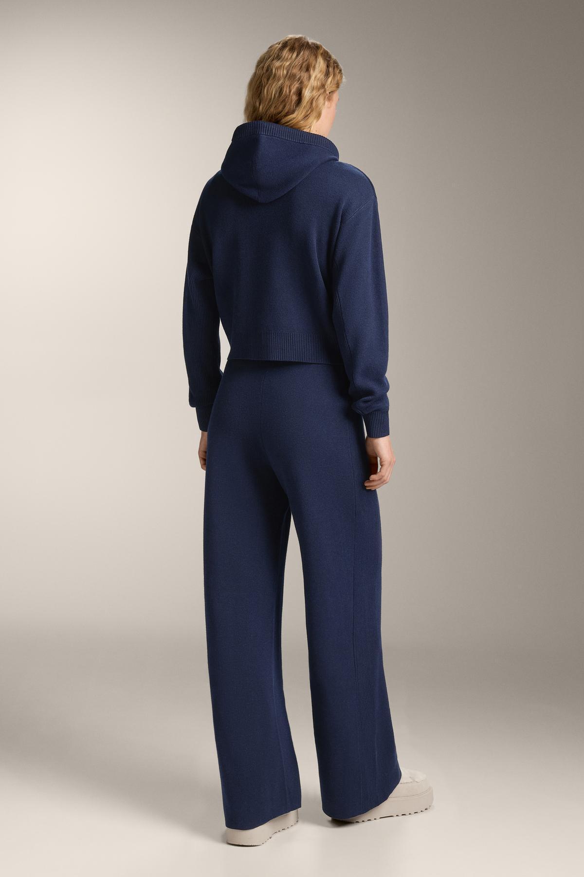 اویشو شلوار بافتنی راسته با نوار کناری