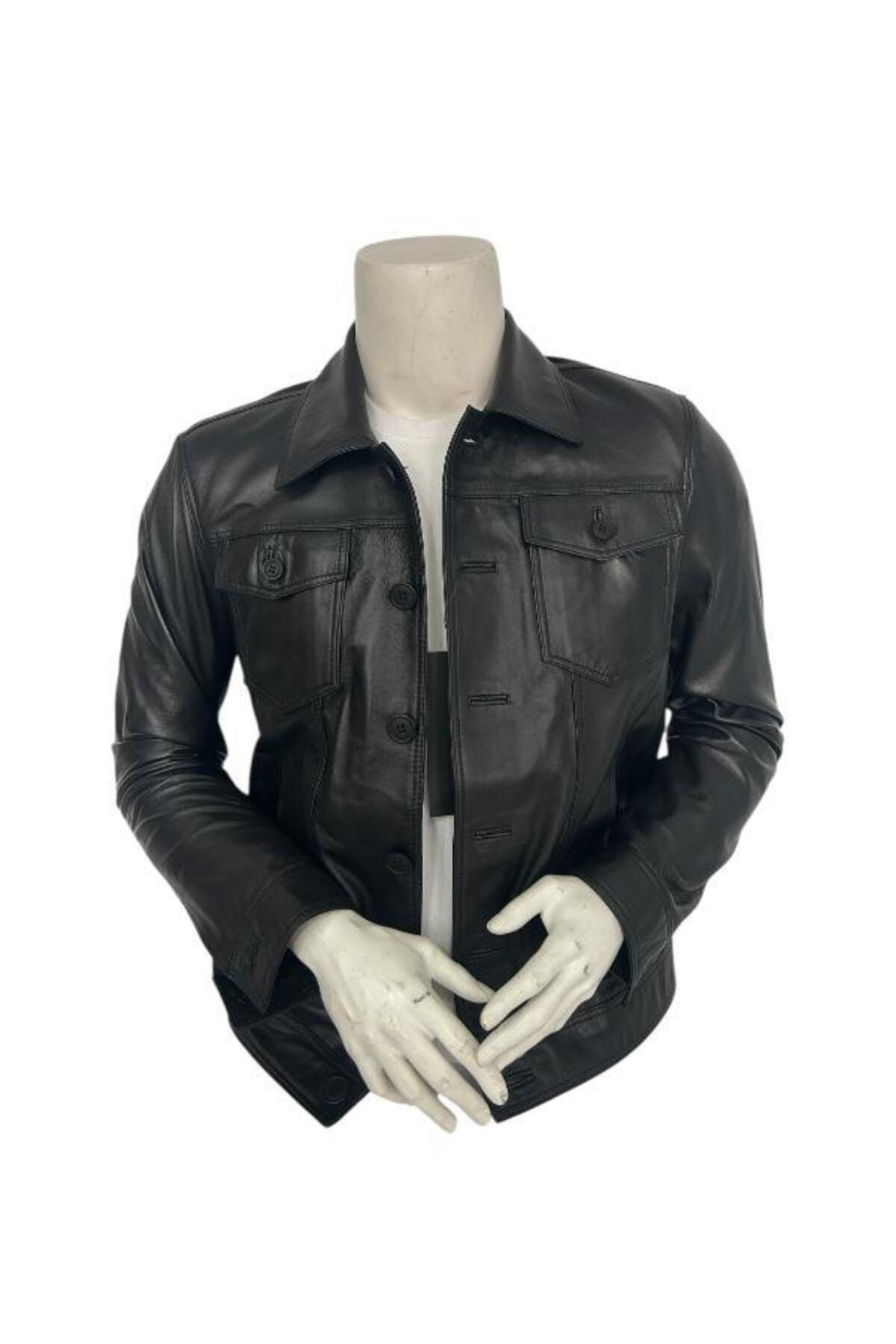 Kemal Tanca  415 K899 ERKEK HAKİKİ DERİ MONT