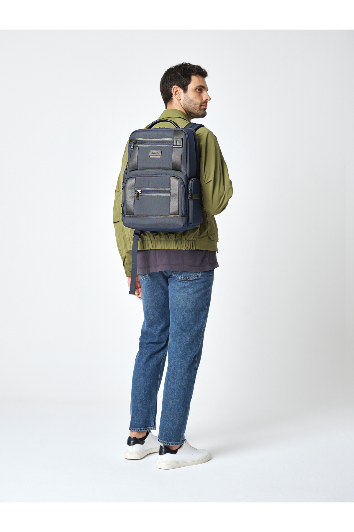 کوله پشتی مردانه طرح دار | پیر کاردین Pierre Cardin TYC488E237B381672A319B600 - تصویر 2