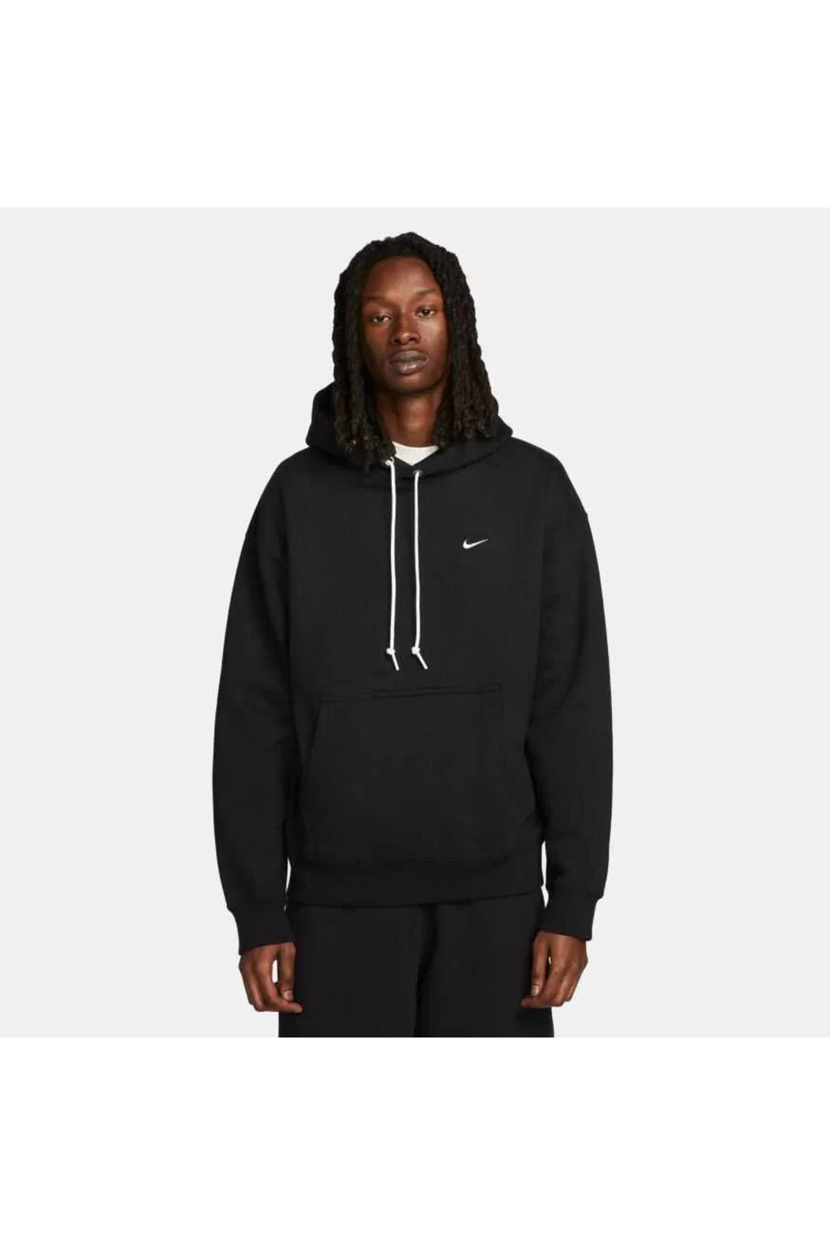 سویشرت مردانه طرح Solo Swoosh Fleece Hoodie DX1355 010 نایکی سویشرت اسپرت Nike