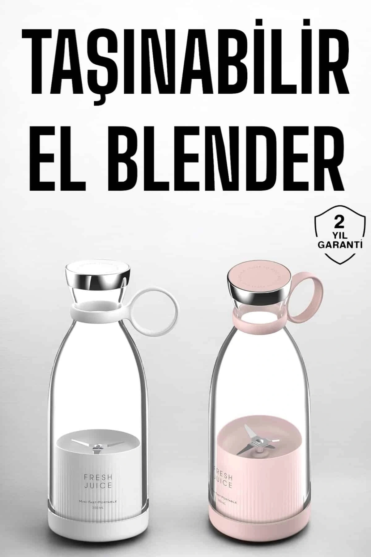 shopwave El Blender Taşınabilir Meyve Blender Şarj Edilebilir Taşınabilir Blender Elektrikli