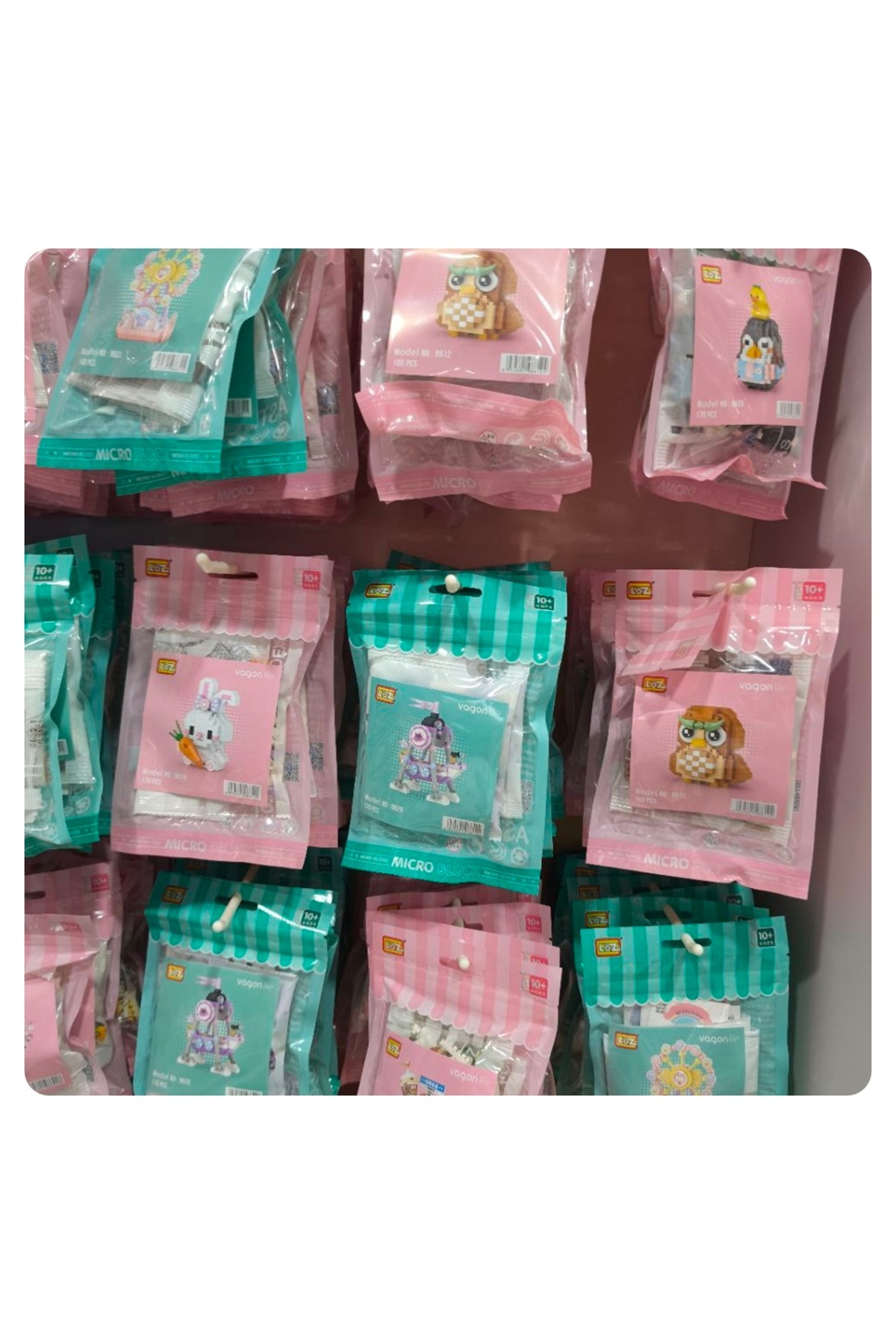 واگون لایف اسباب‌بازی ساختنی لوز تک‌تکه